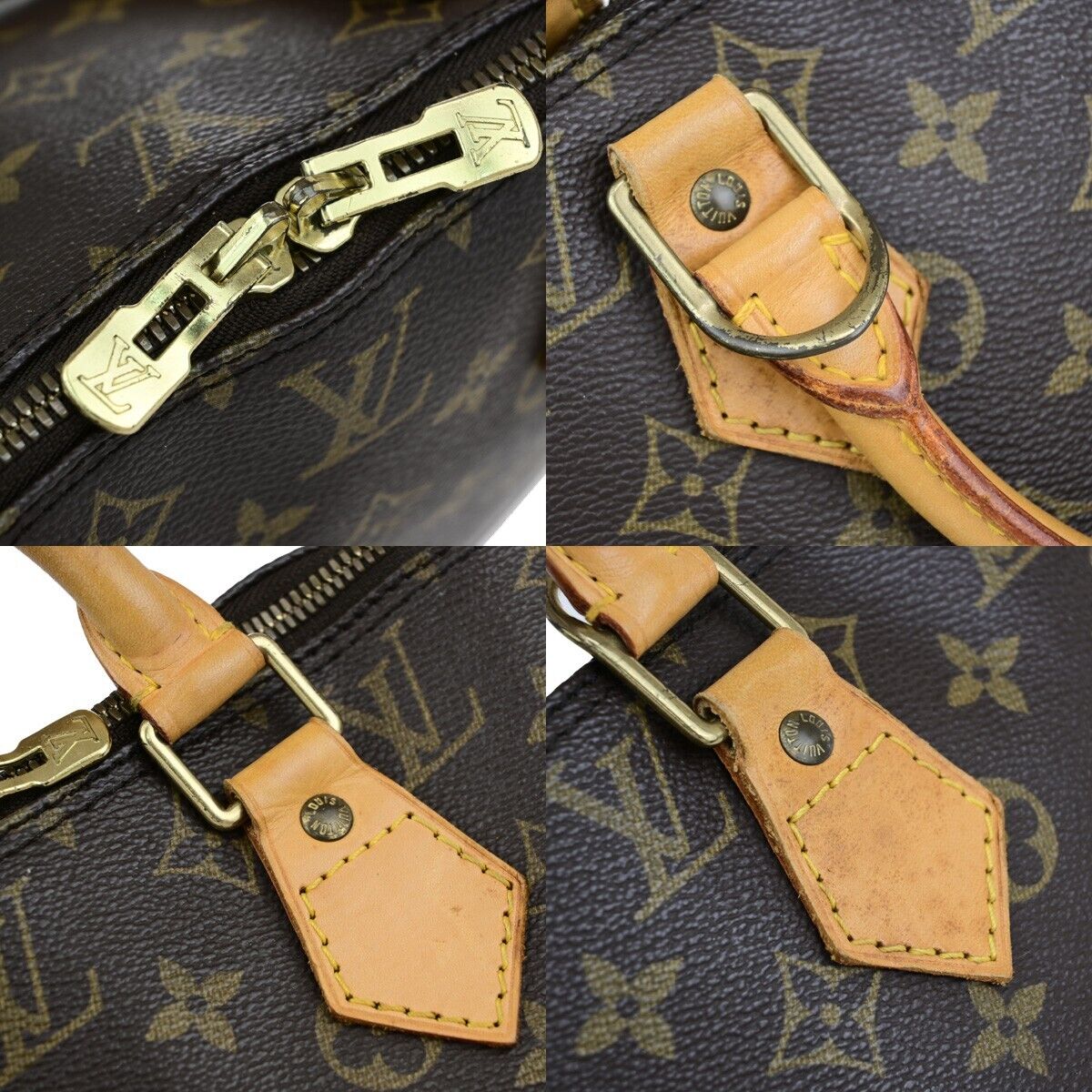 Louis Vuitton Alma, Brown, Canvas, handbag