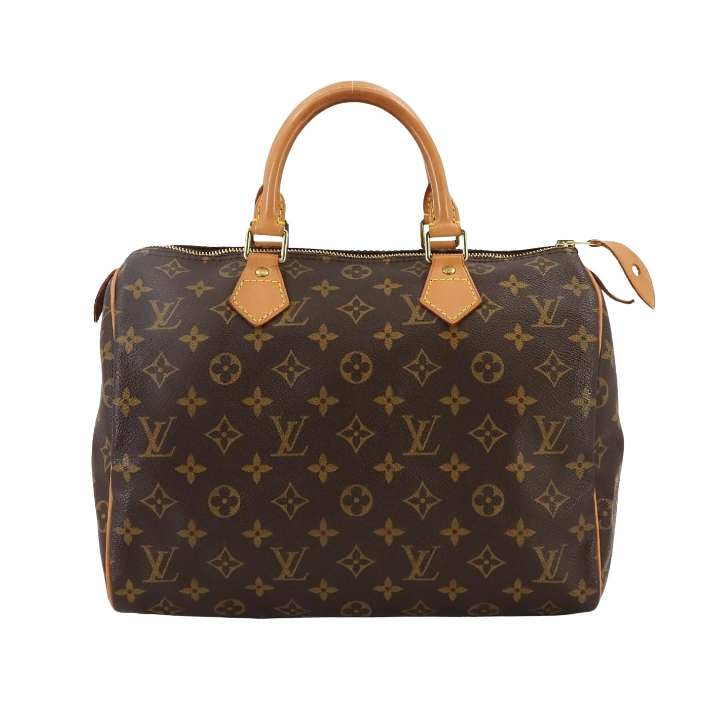 Louis Vuitton Speedy 30, Brown, Canvas, handbag