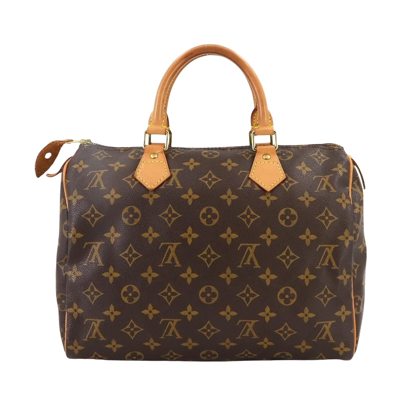 Louis Vuitton Speedy 30, Brown, Canvas, handbag