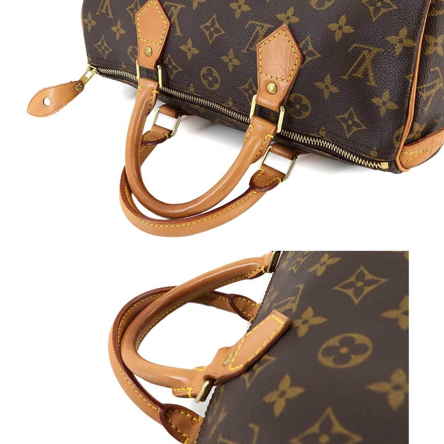 Louis Vuitton Speedy 30, Brown, Canvas, handbag