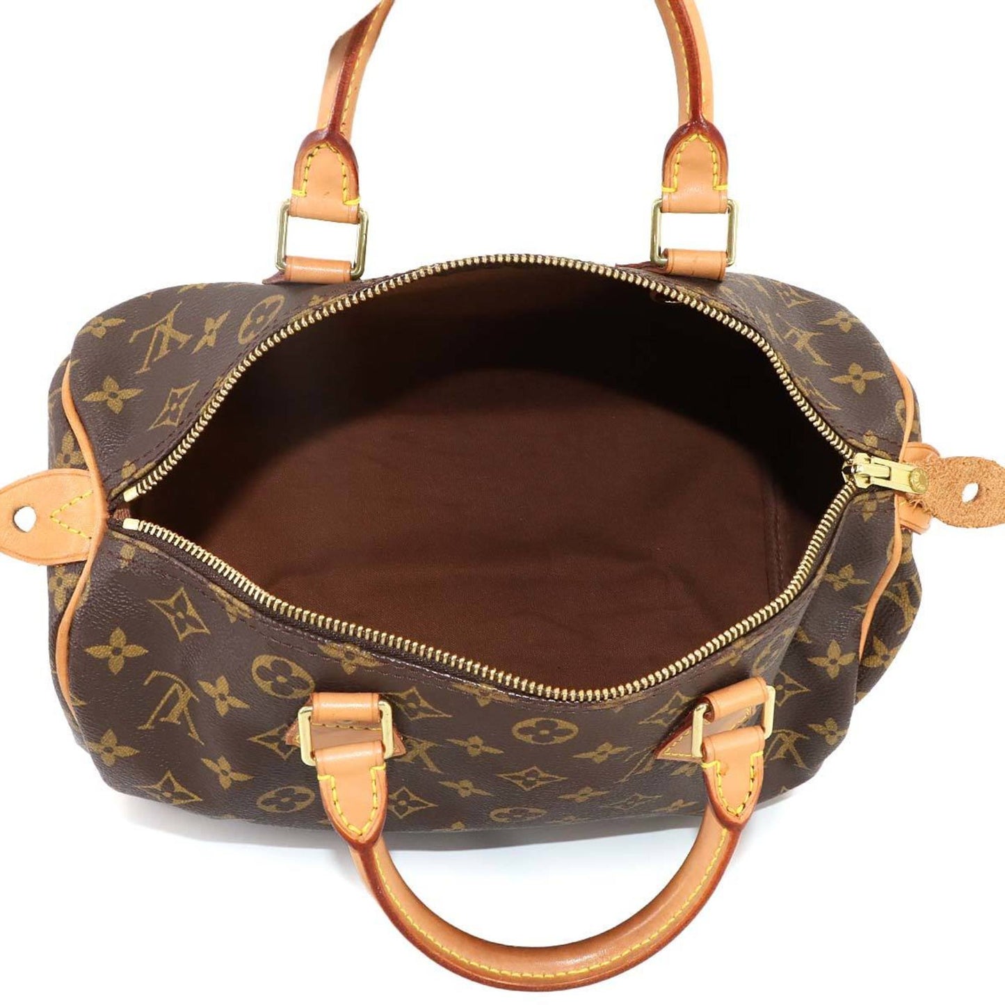 Louis Vuitton Speedy 30, Brown, Canvas, handbag