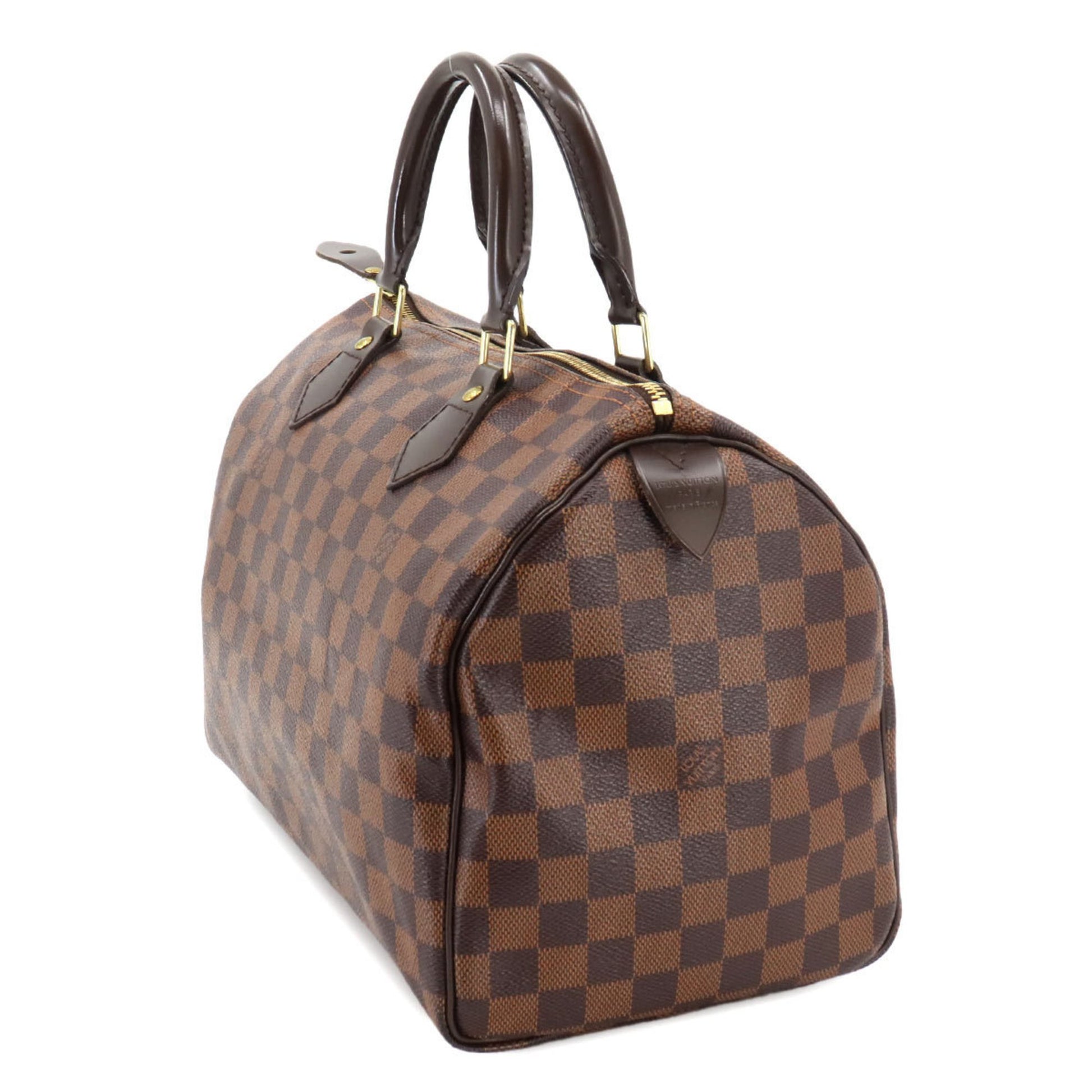 Louis Vuitton Speedy 30, Brown, Canvas, handbag