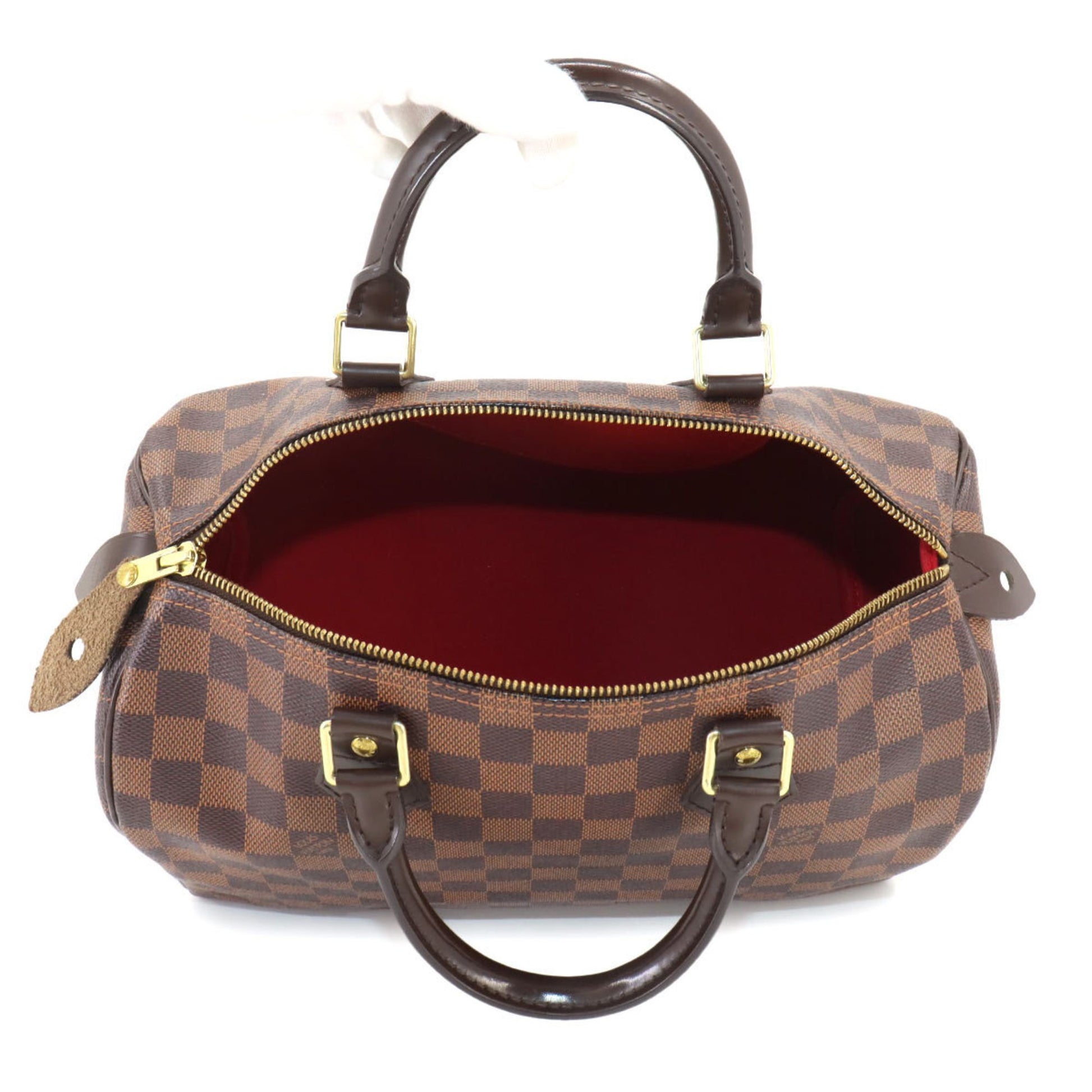 Louis Vuitton Speedy 30, Brown, Canvas, handbag