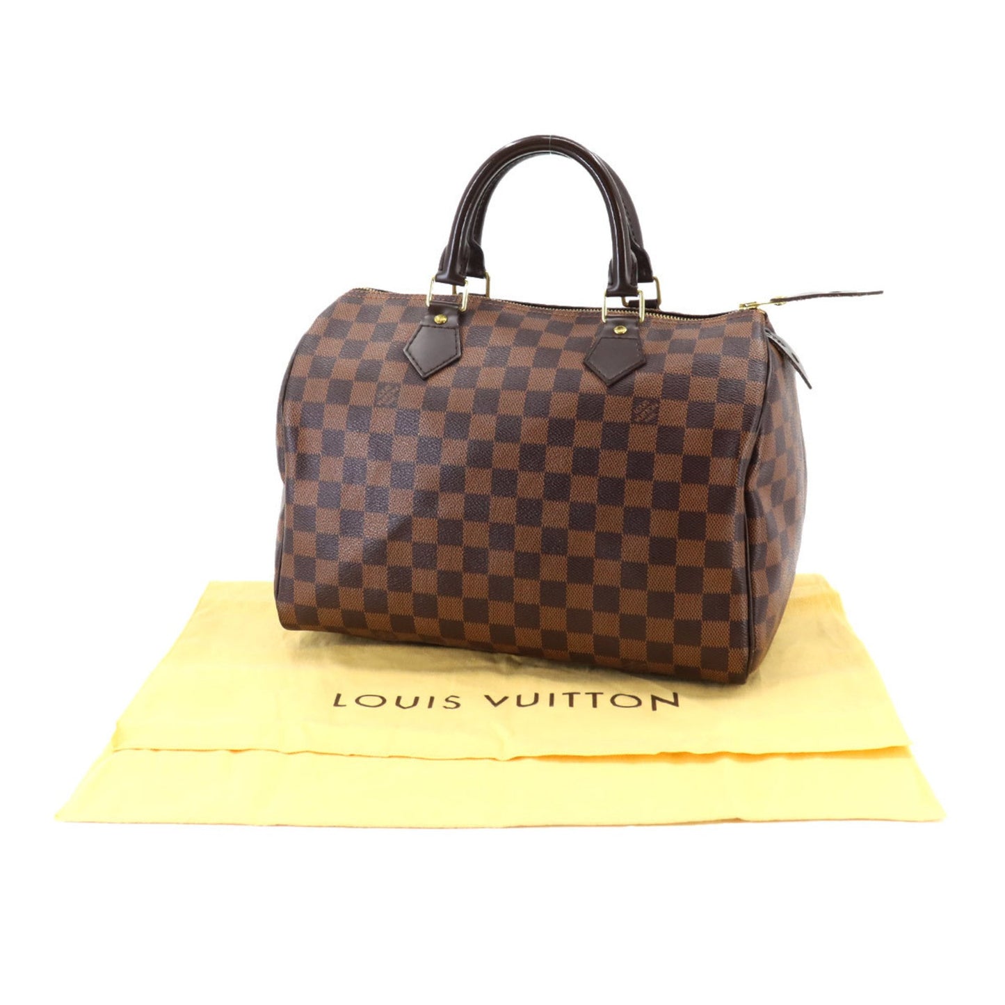 Louis Vuitton Speedy 30, Brown, Canvas, handbag