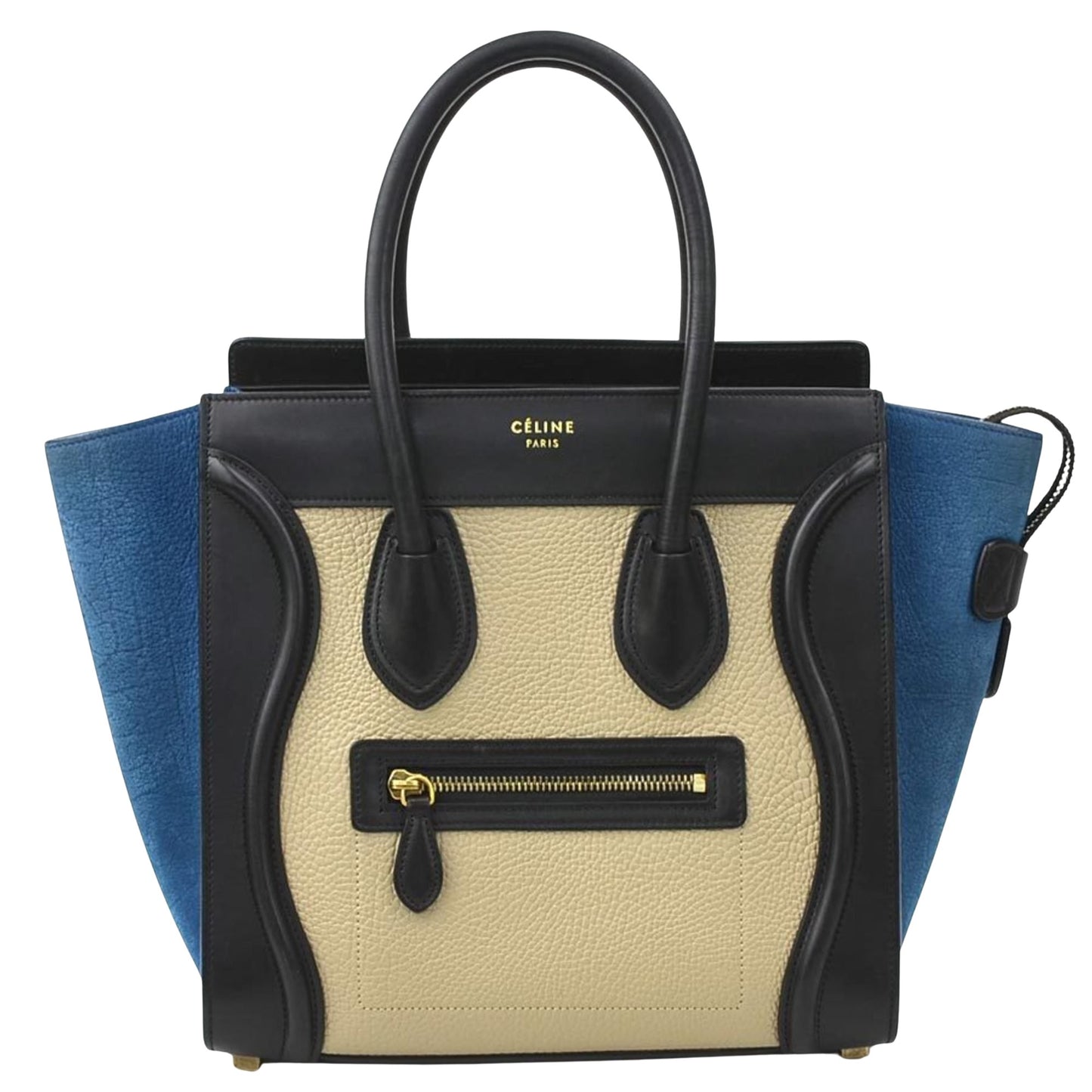 Céline Luggage, Multicolour, Leather, handbag