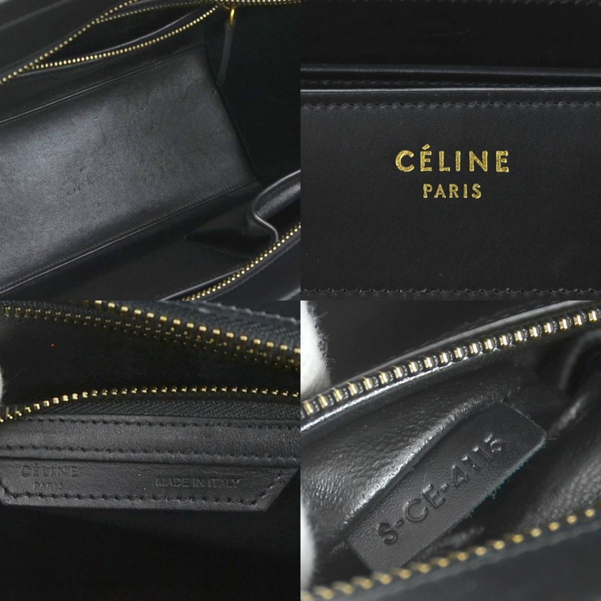 Céline Luggage, Multicolour, Leather, handbag