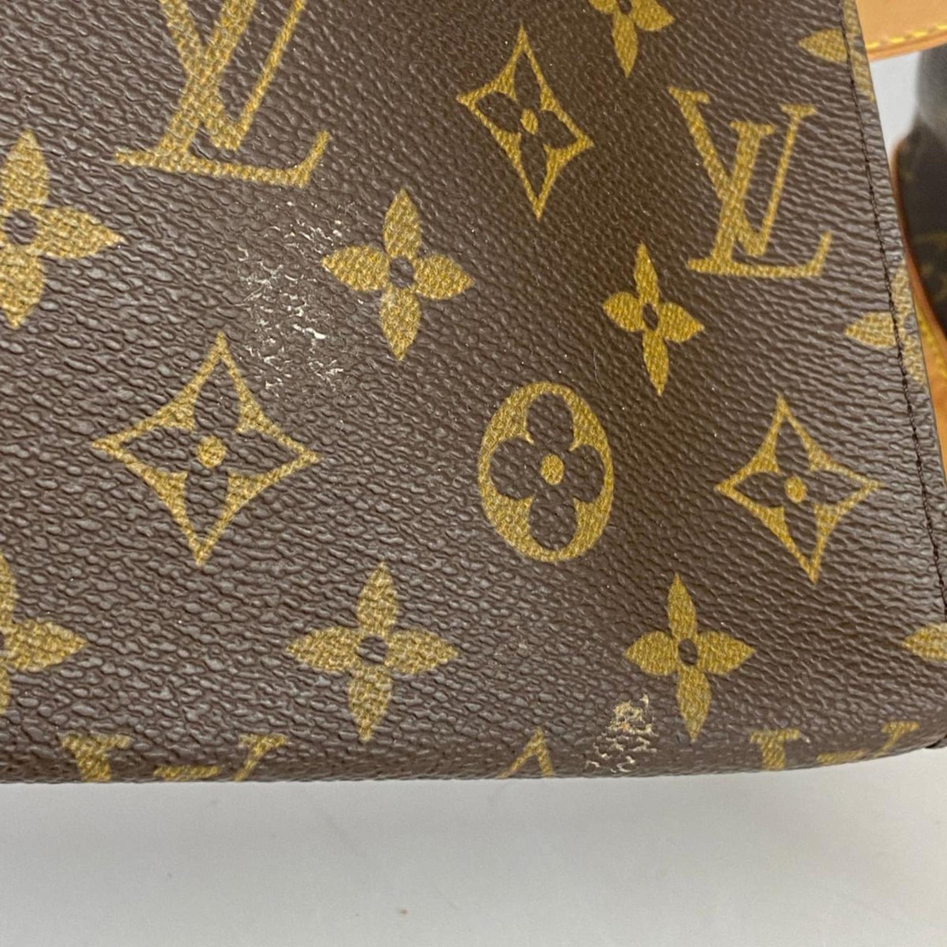 Louis Vuitton Bucket, Brown, Canvas, tote