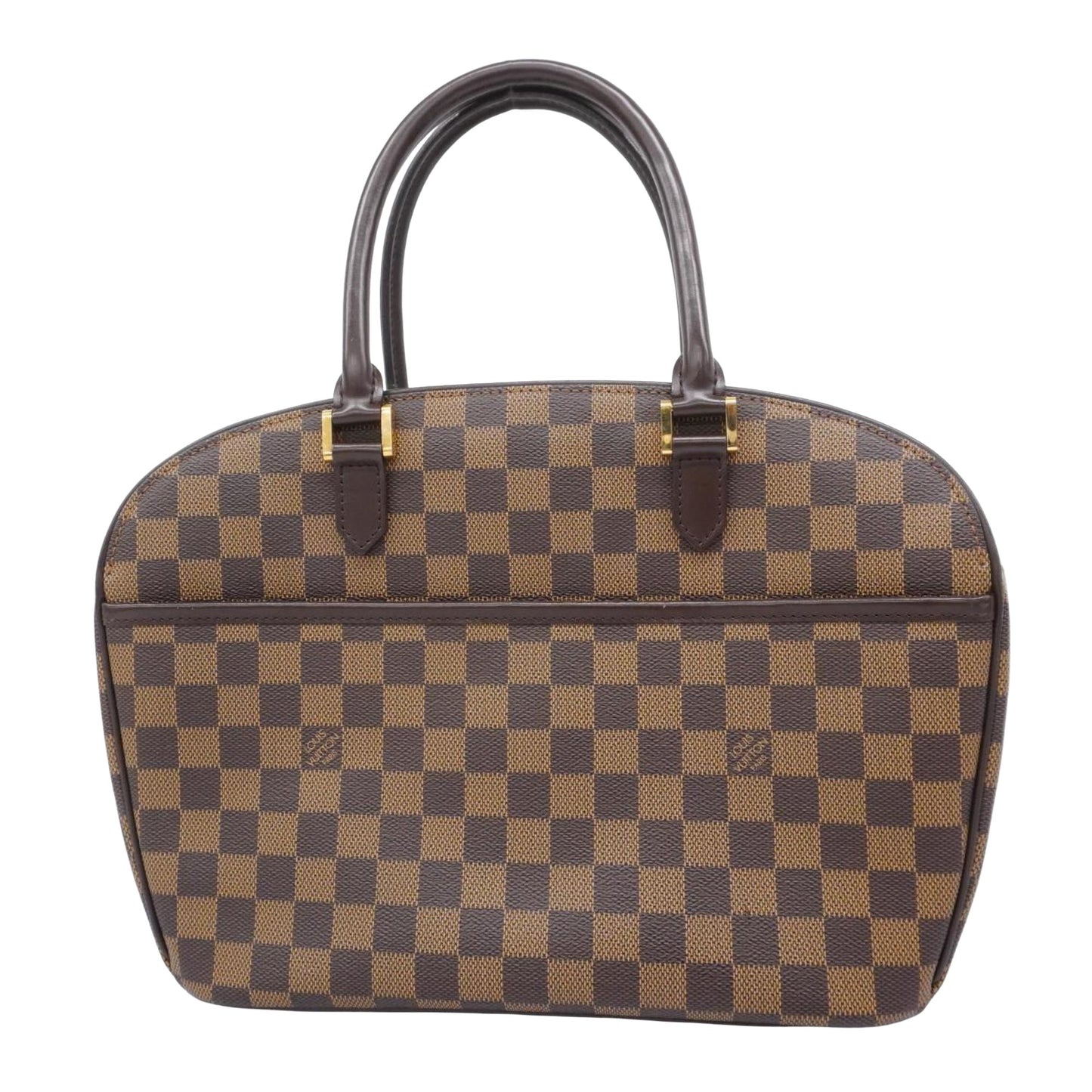 Louis Vuitton Saria, Brown, Canvas, handbag