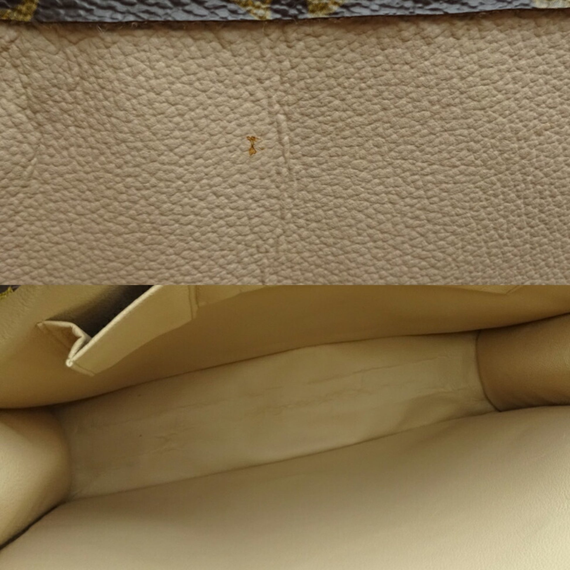 Louis Vuitton Sac Plat, Brown, Canvas, tote