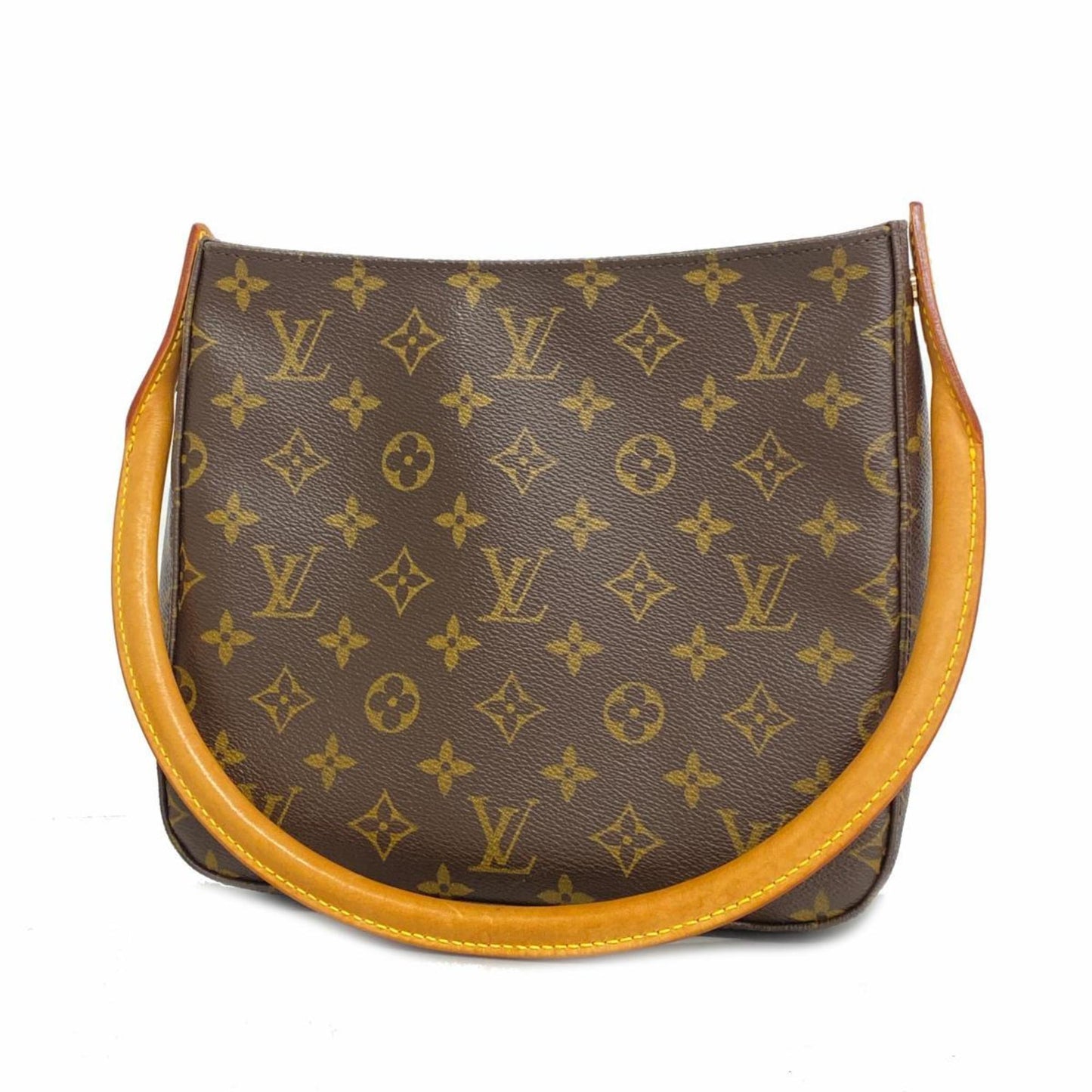 Louis Vuitton Looping MM, Brown, Canvas, shoulder