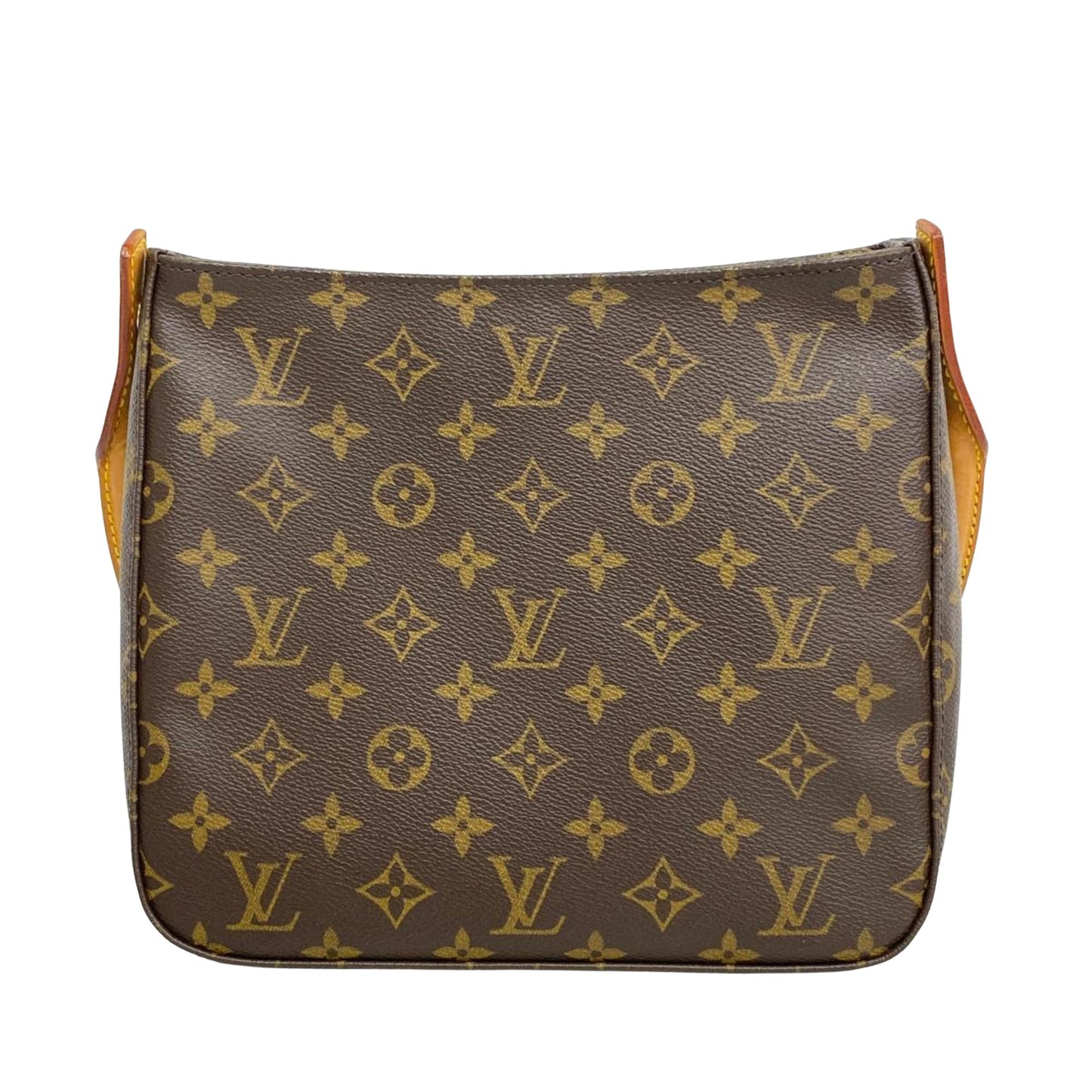 Louis Vuitton Looping MM, Brown, Canvas, shoulder