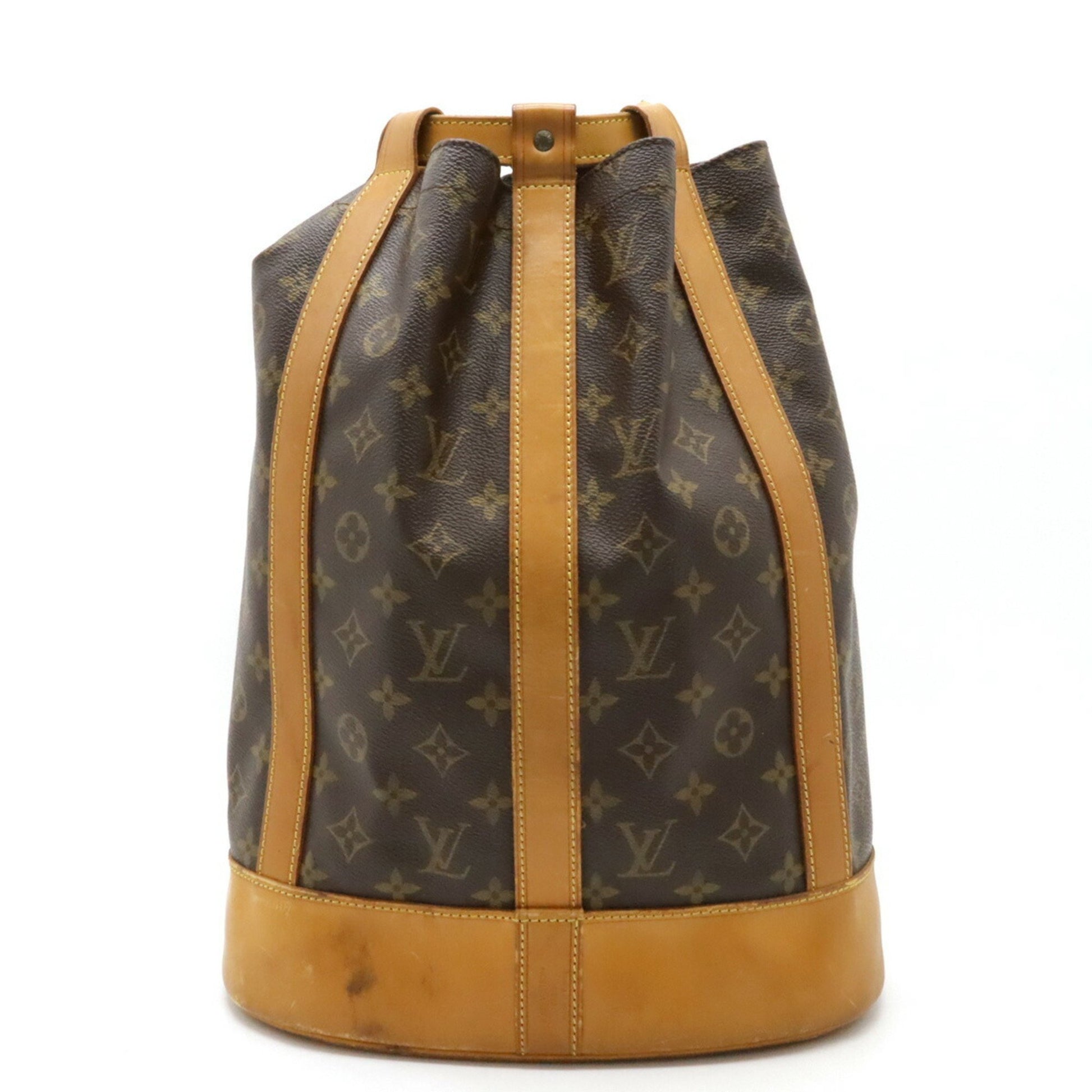 Louis Vuitton Randonnée, Brown, Canvas, shoulder