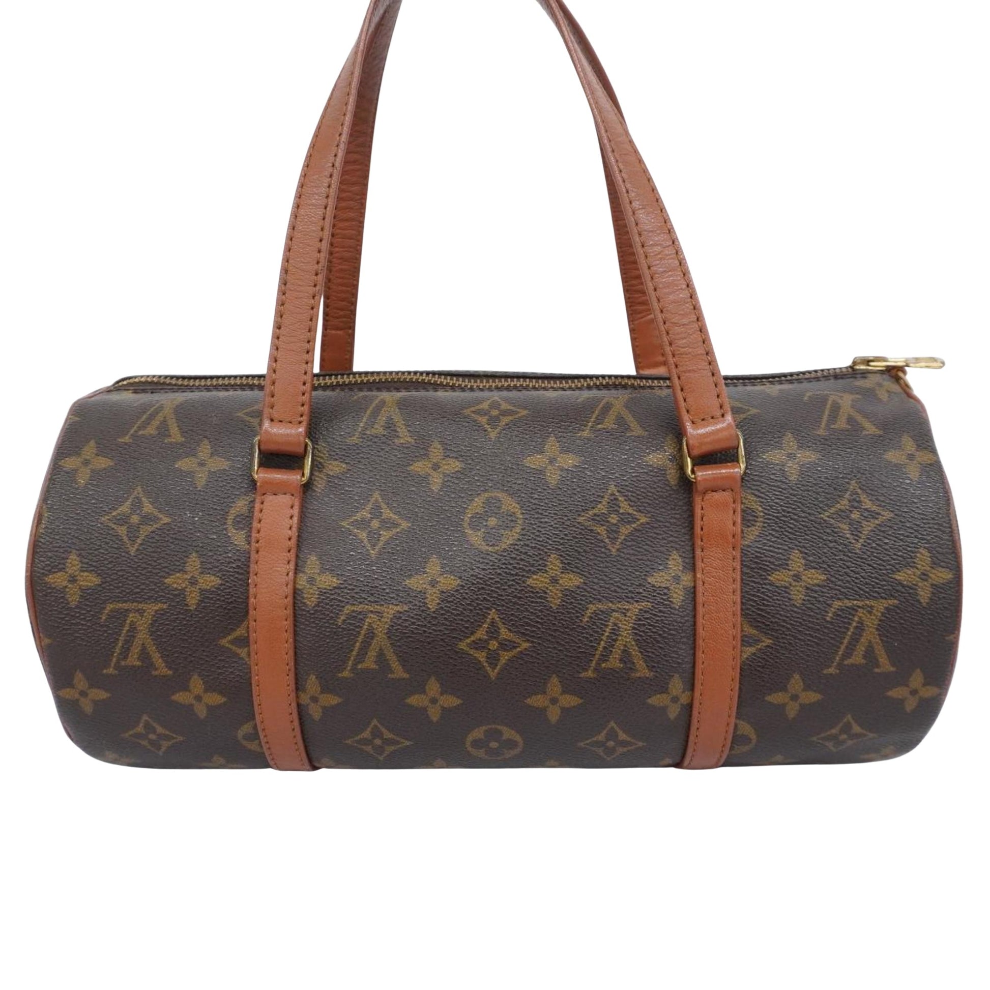 Louis Vuitton Papillon 30, Brown, Canvas, handbag