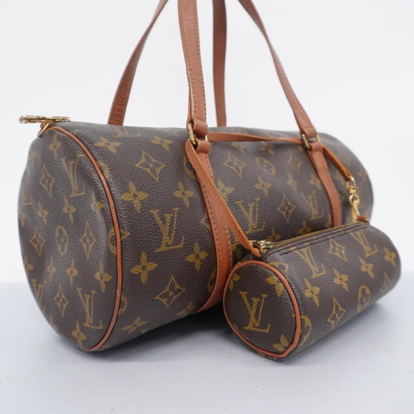 Louis Vuitton Papillon 30, Brown, Canvas, handbag