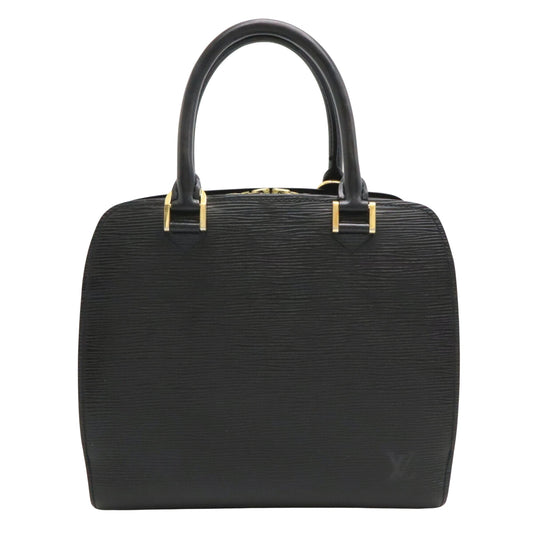 Louis Vuitton Pont Neuf, Black, Leather, handbag