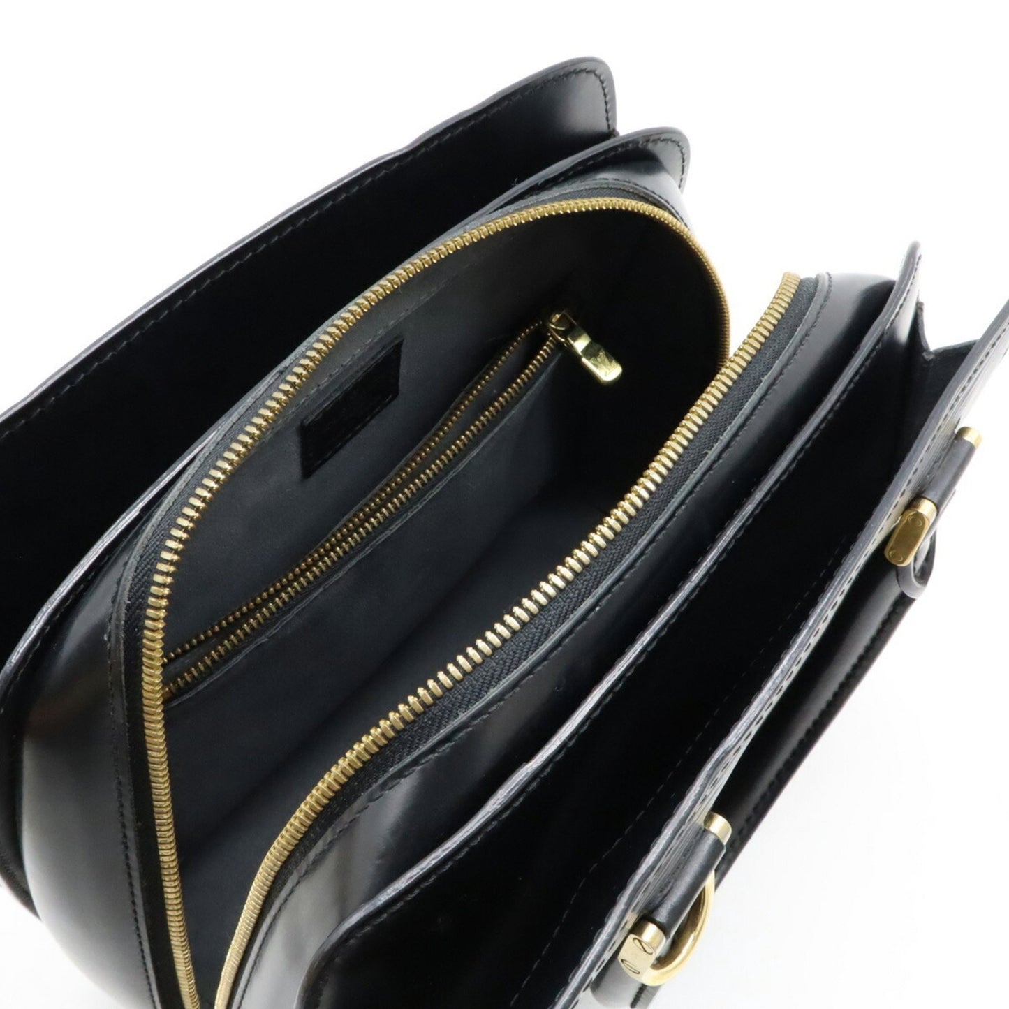 Louis Vuitton Pont Neuf, Black, Leather, handbag