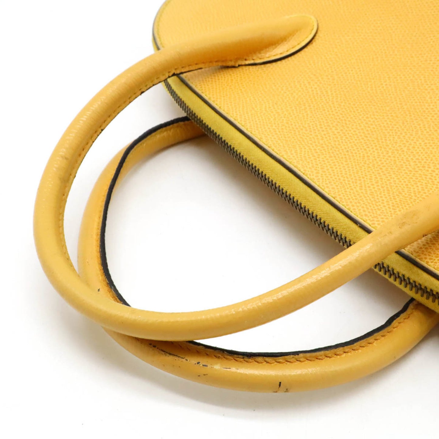 Céline -, Yellow, Leather, tote