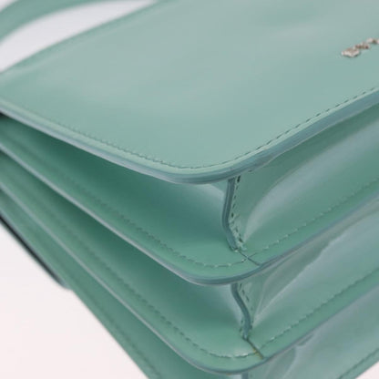 Bvlgari Serpenti Forever Top Handle Patent, Green, Patent Leather, Handbag