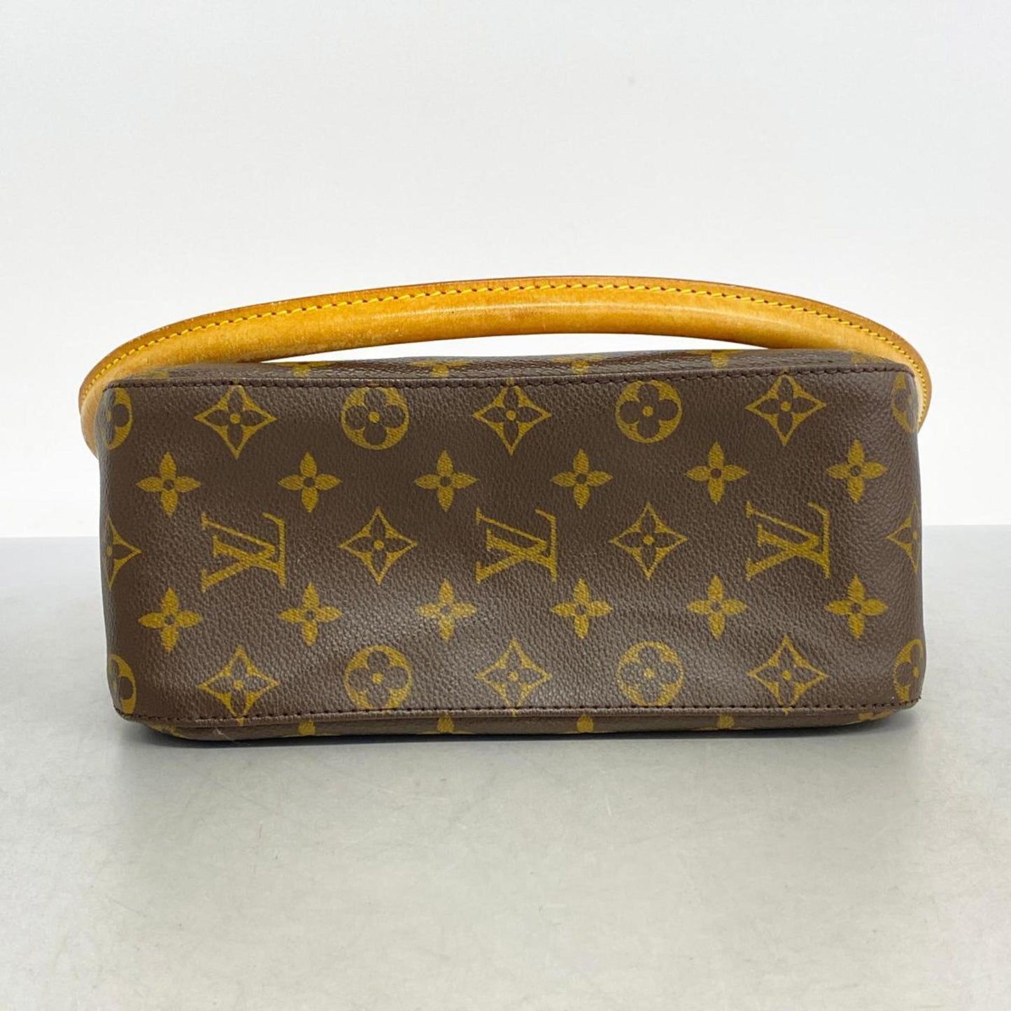 Louis Vuitton Looping MM, Brown, Canvas, shoulder