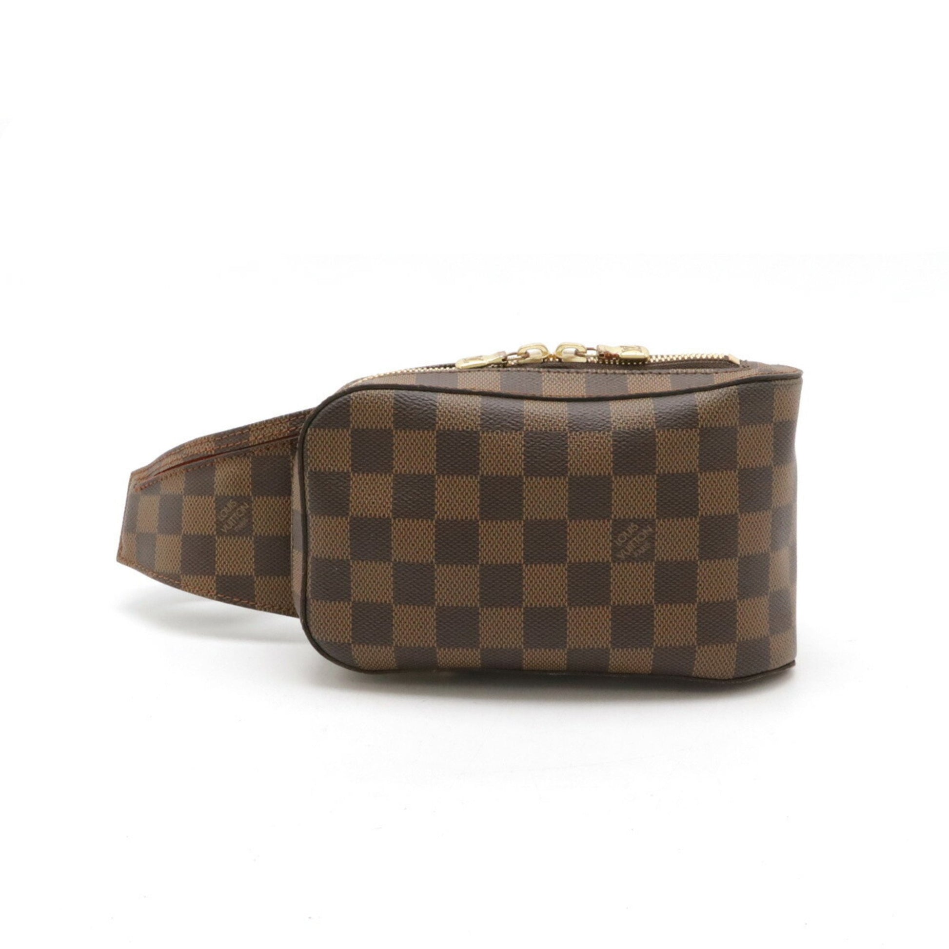 Louis Vuitton Geronimos, Brown, Canvas, shoulder