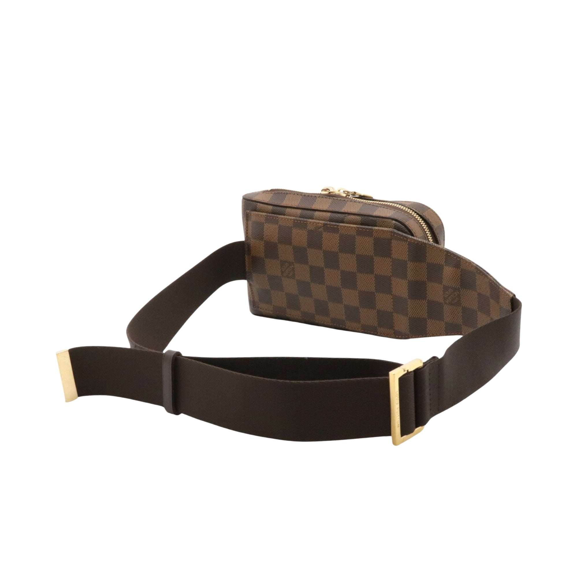 Louis Vuitton Geronimos, Brown, Canvas, shoulder