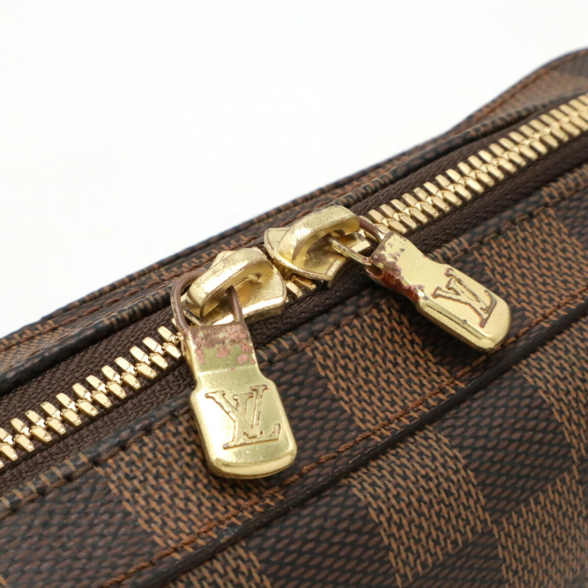 Louis Vuitton Geronimos, Brown, Canvas, shoulder