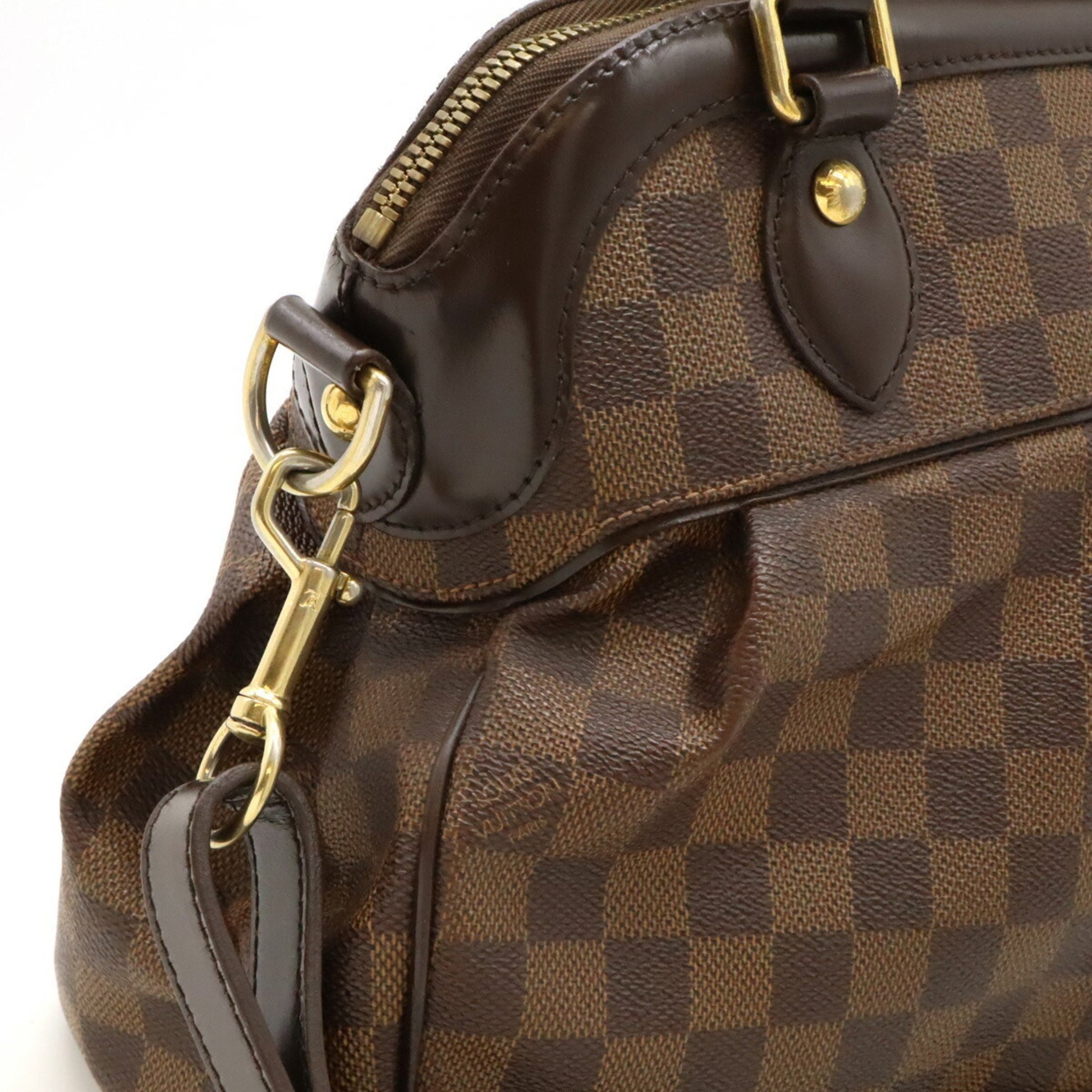 Louis Vuitton Trevi, Brown, Canvas, handbag