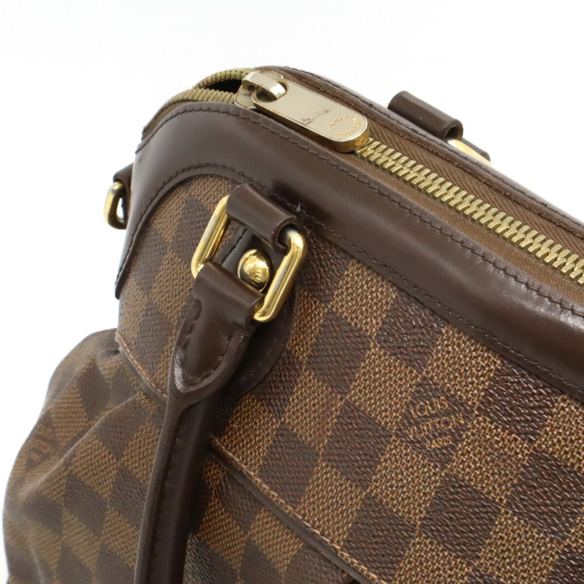 Louis Vuitton Trevi, Brown, Canvas, handbag