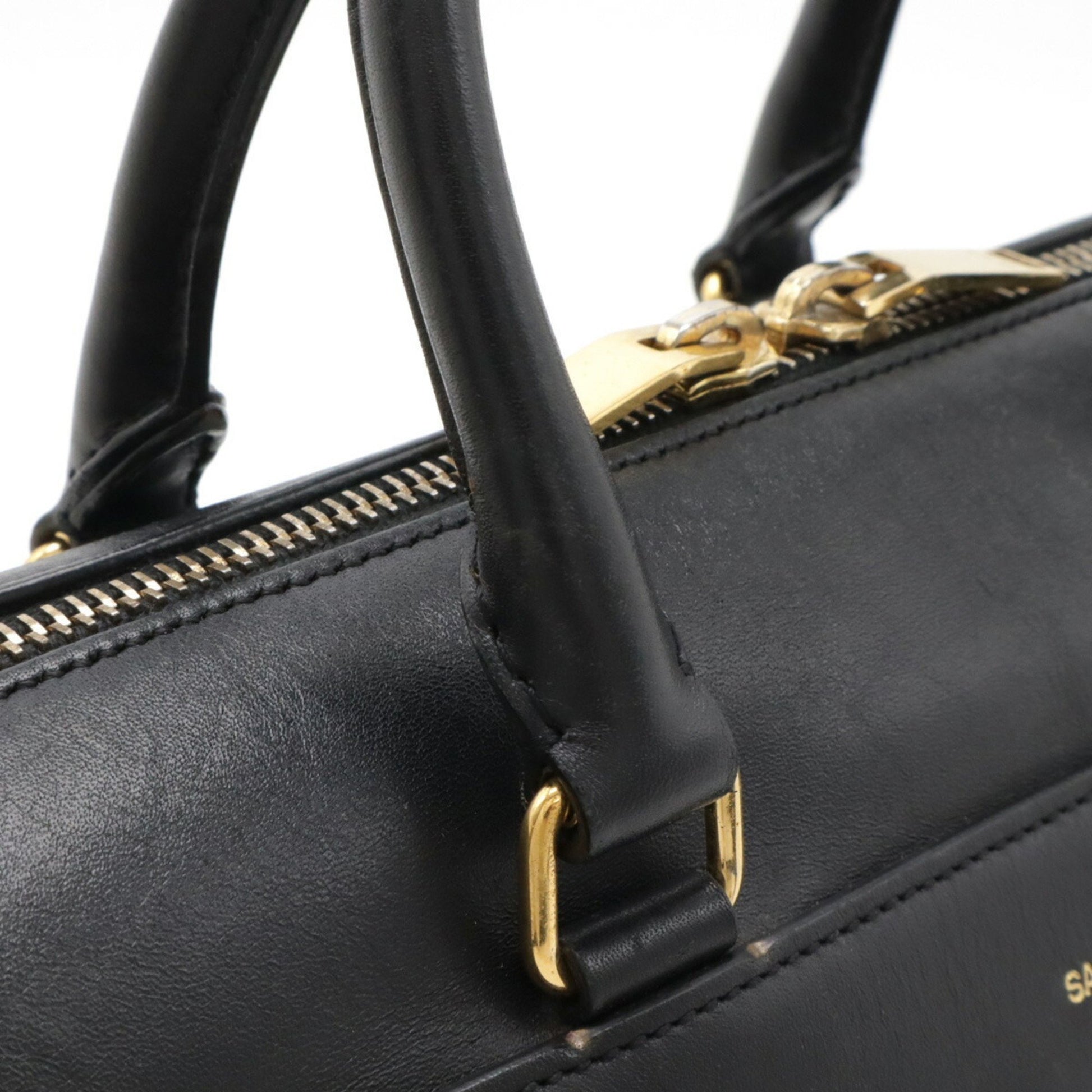 Saint Laurent, Black, Leather, handbag