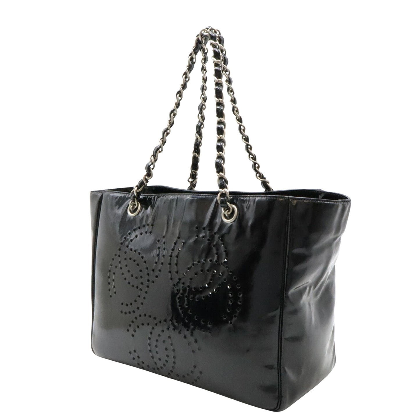 Chanel vintage Tote Bag, Black, Leather, tote