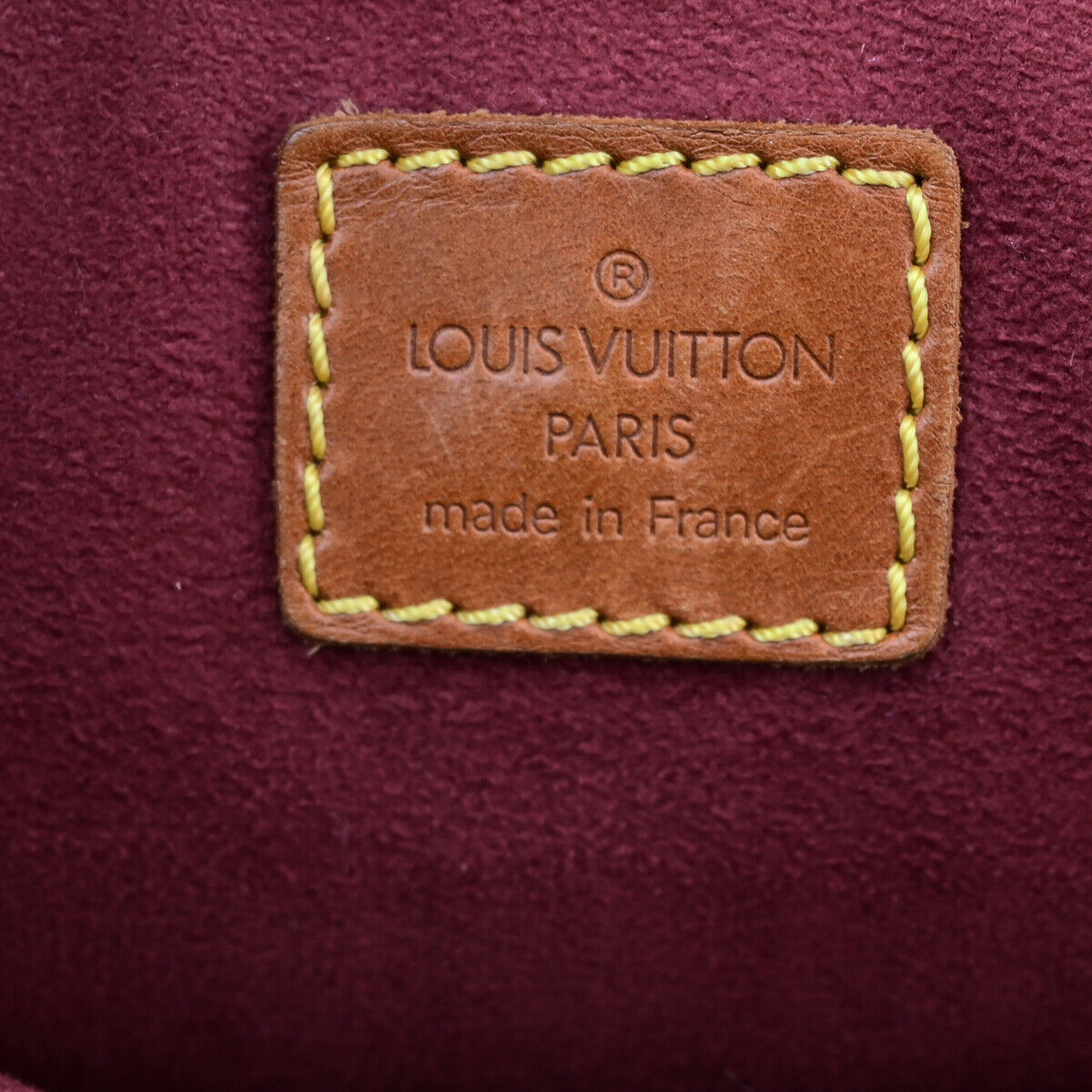 Louis Vuitton Neguev, Brown, Leather, handbag