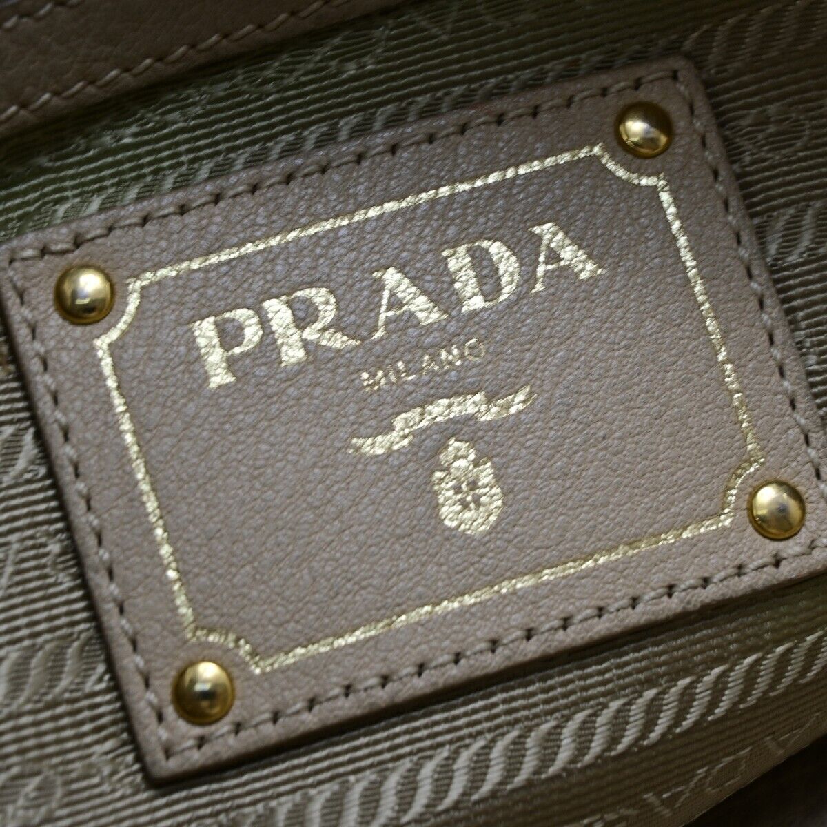 Prada Boost 700 V3, Beige, Leather, handbag