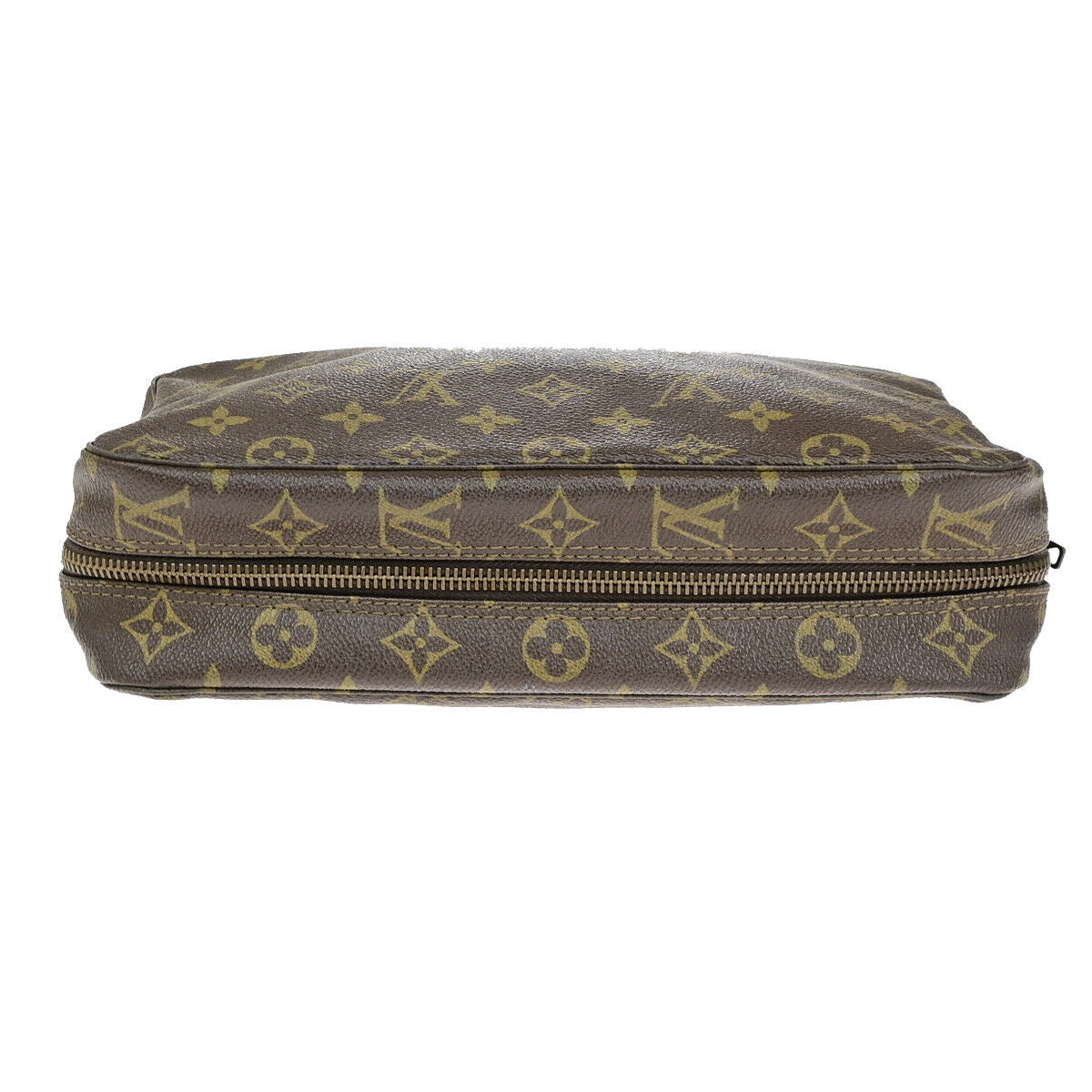 Louis Vuitton Trousse Toilette 28, Brown, Canvas, clutch