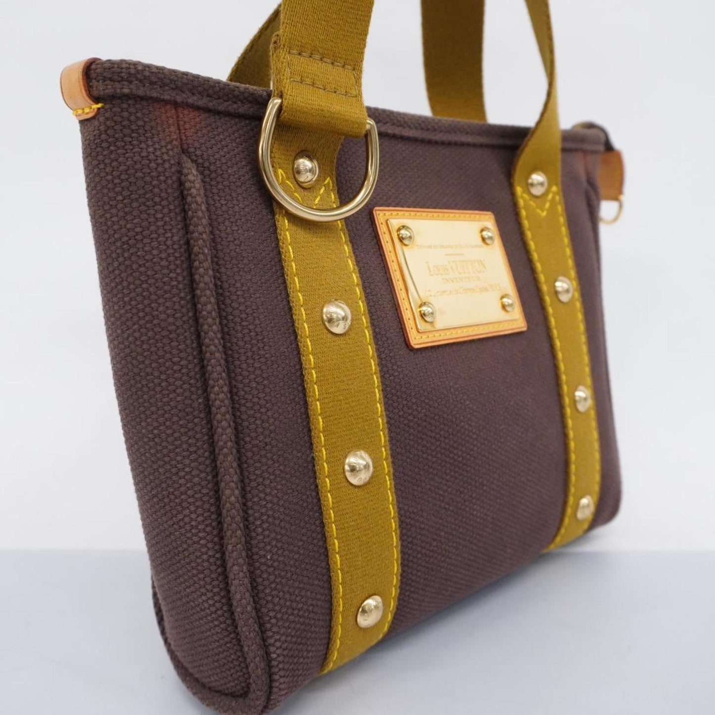 Louis Vuitton Antigua, Brown, Canvas, handbag