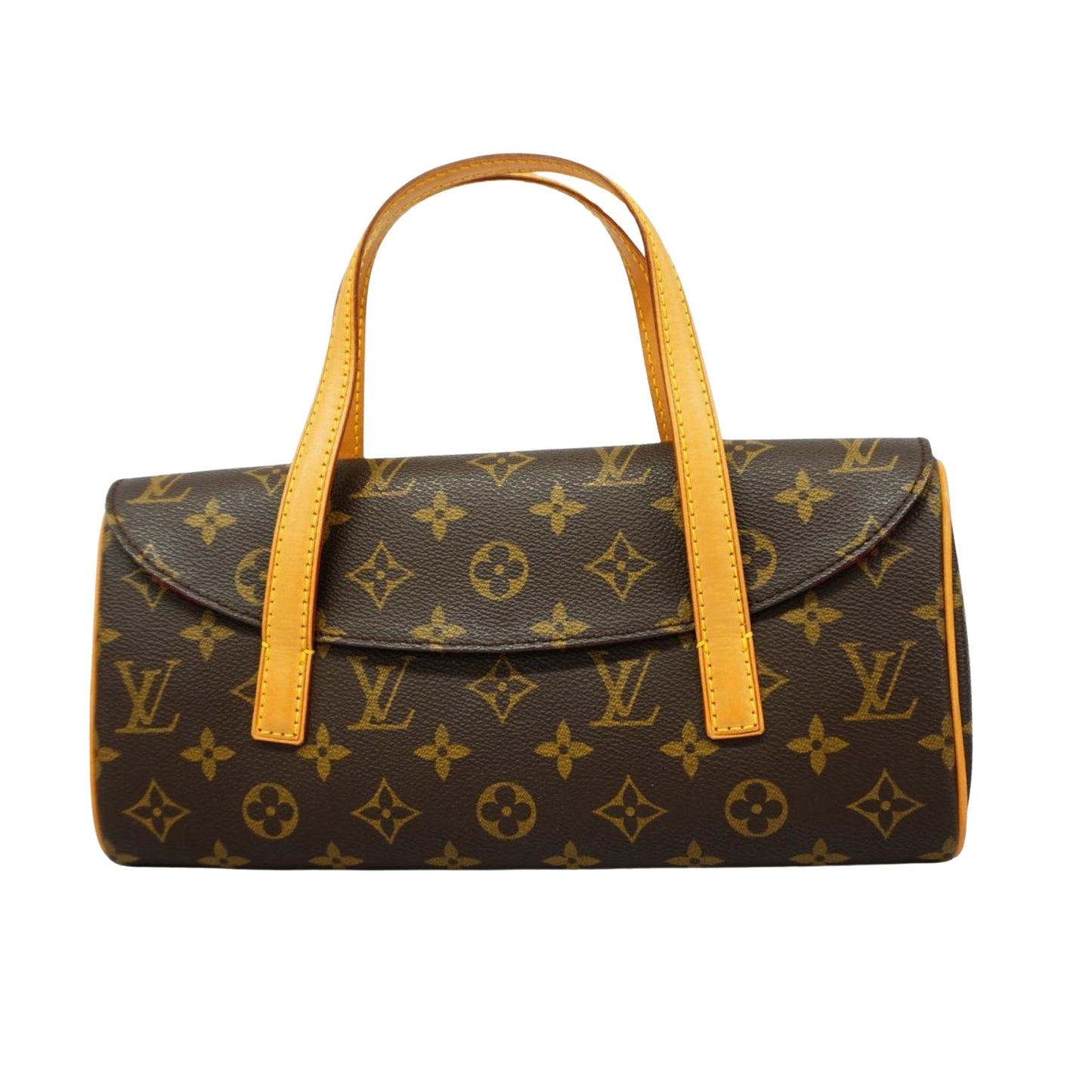 Louis Vuitton Sonatine, Brown, Canvas, handbag