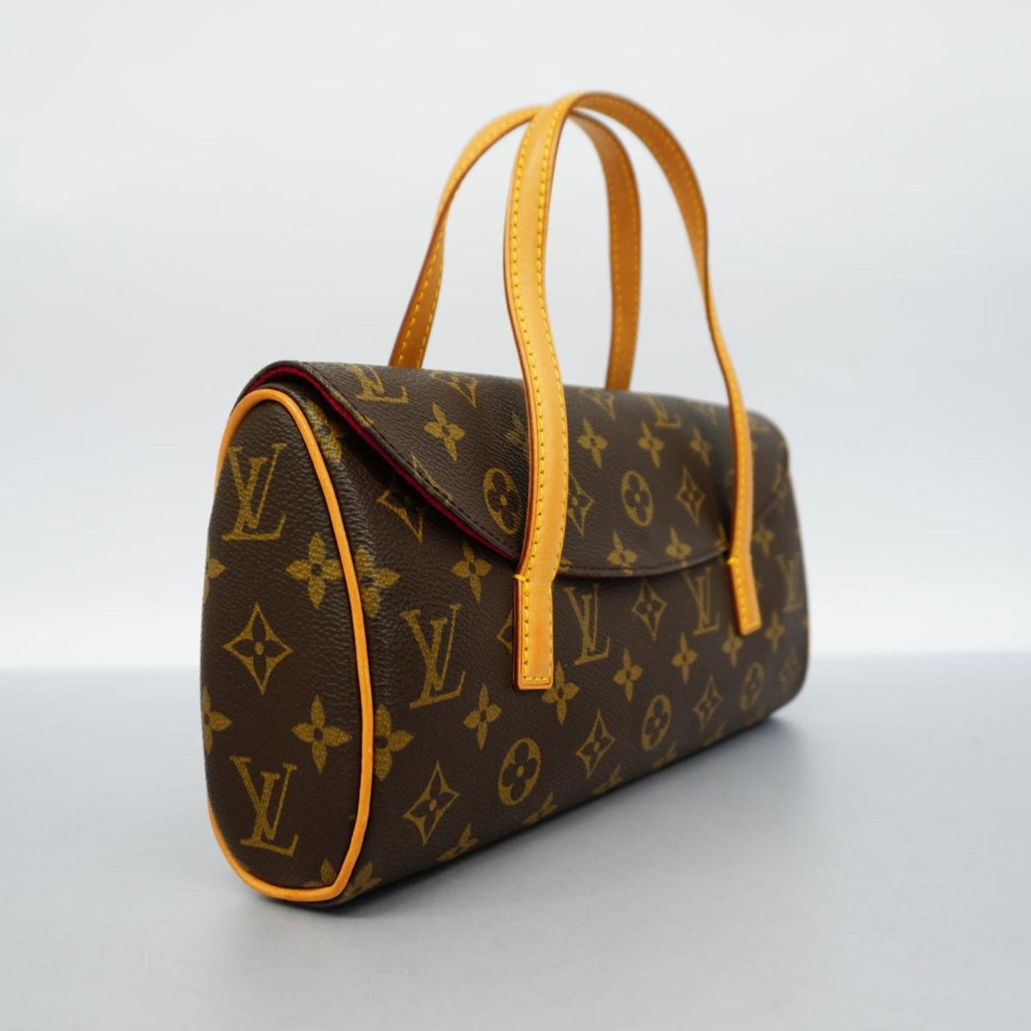 Louis Vuitton Sonatine, Brown, Canvas, handbag