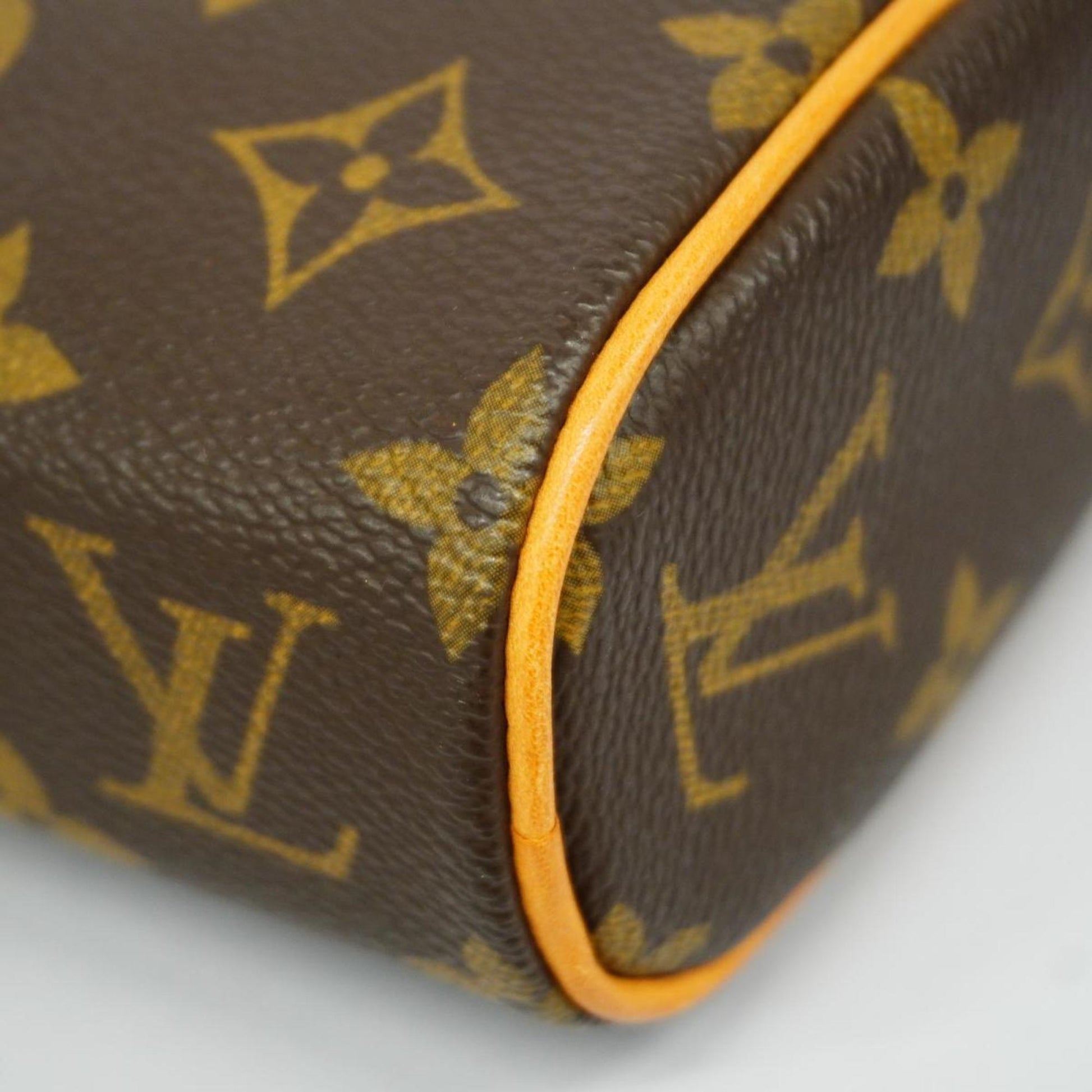 Louis Vuitton Sonatine, Brown, Canvas, handbag