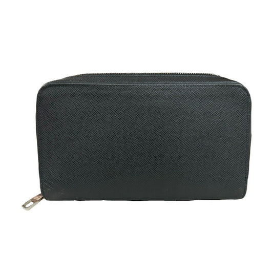 Louis Vuitton Zippy XL, Black, Leather, wallet