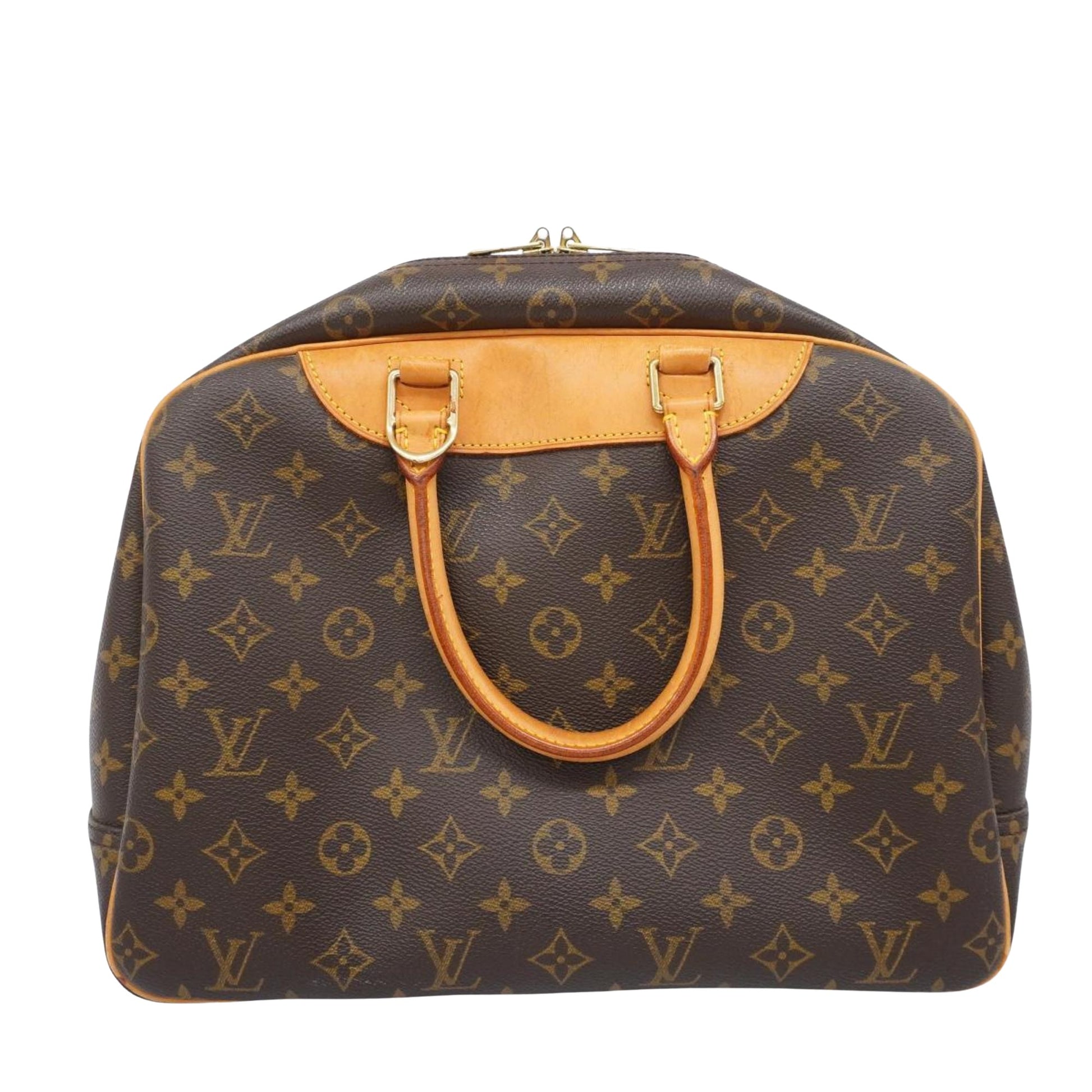 Louis Vuitton Deauville, Brown, Canvas, handbag