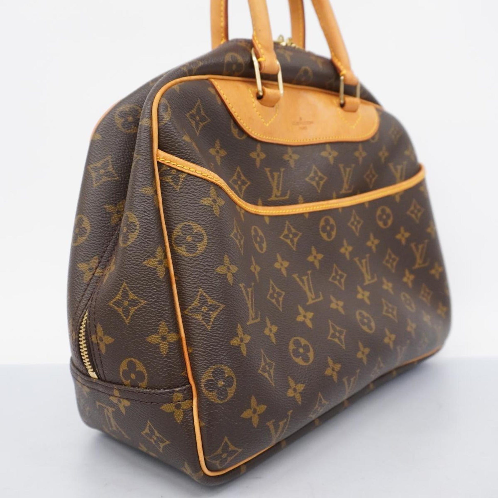 Louis Vuitton Deauville, Brown, Canvas, handbag