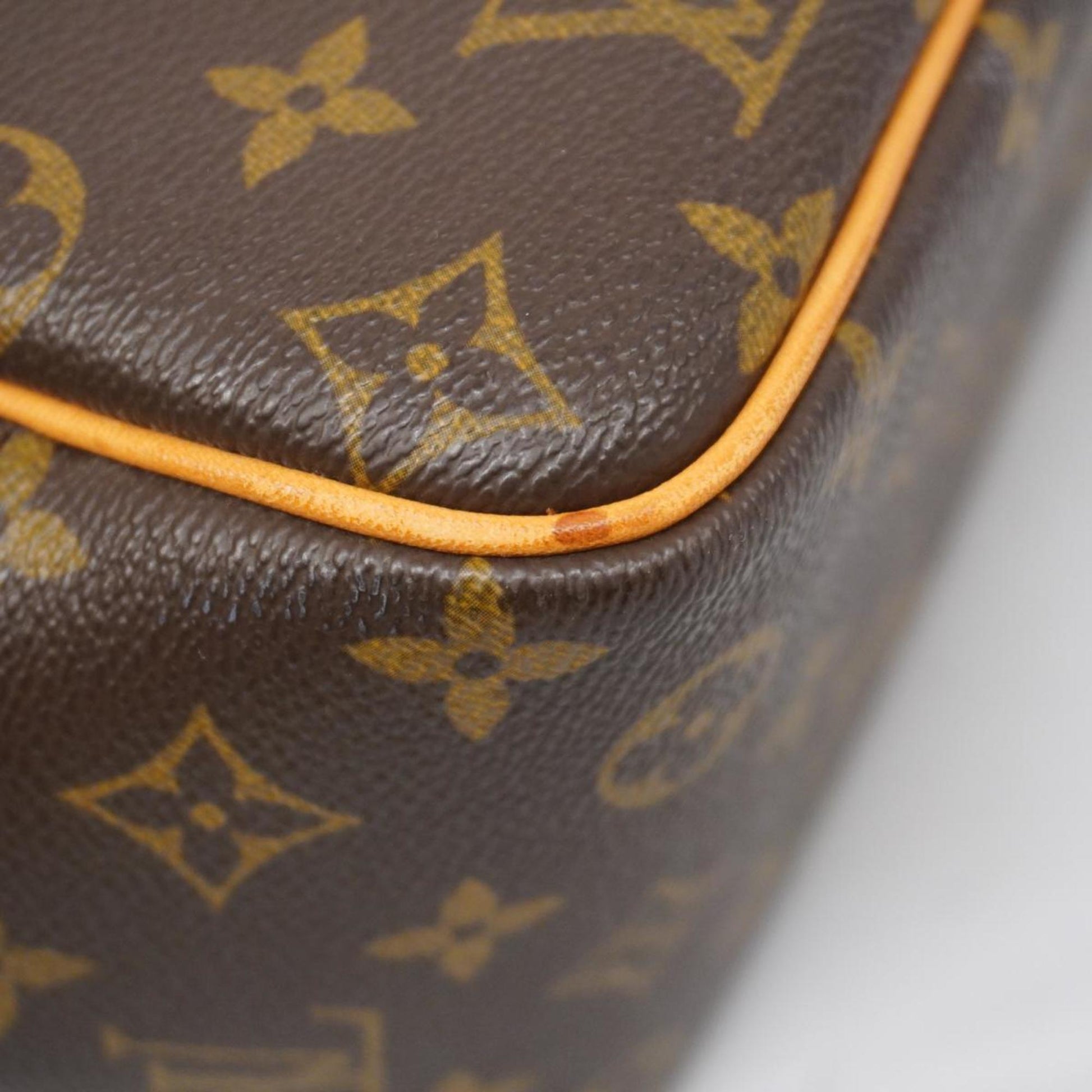 Louis Vuitton Deauville, Brown, Canvas, handbag