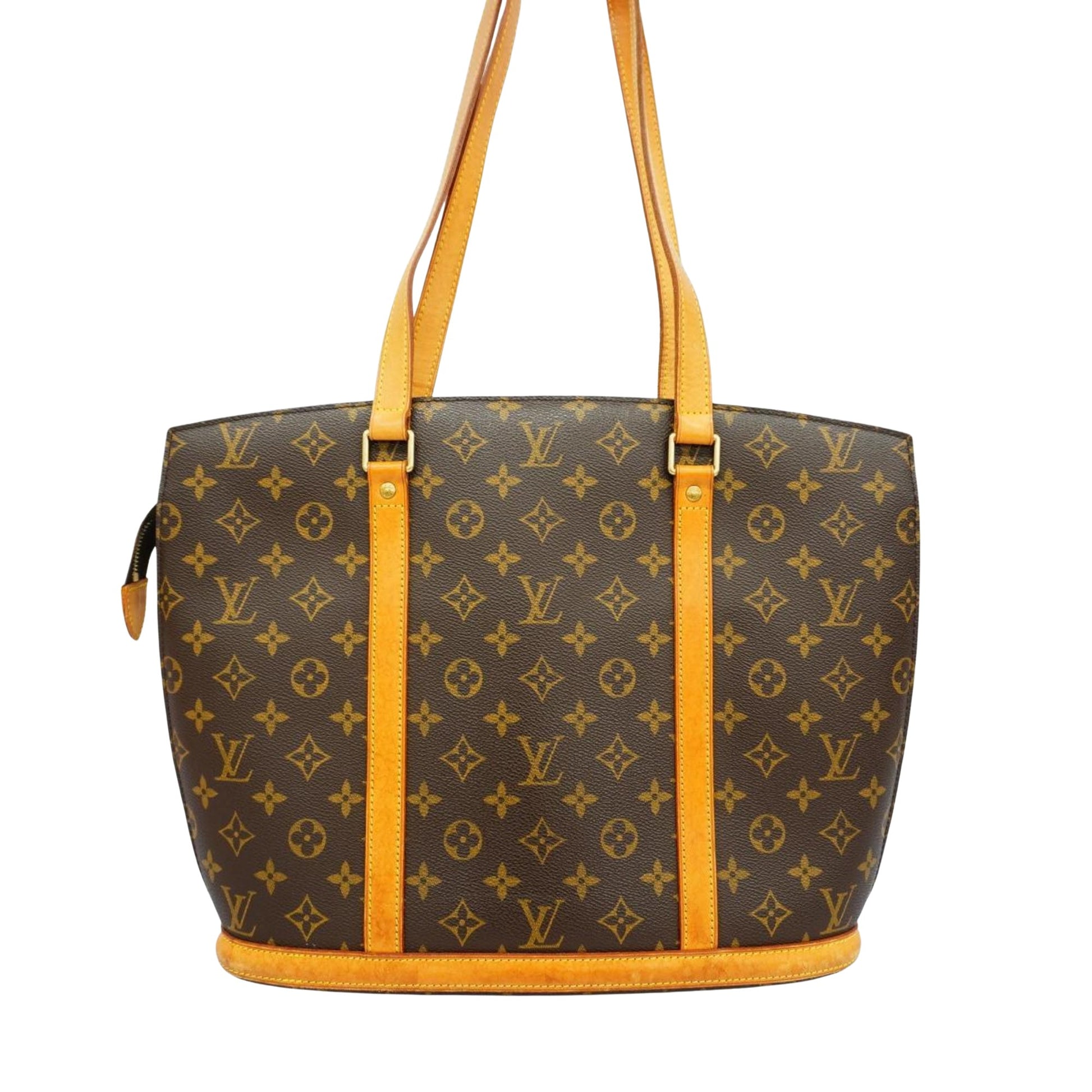 Louis Vuitton Babylone, Brown, Canvas, shoulder