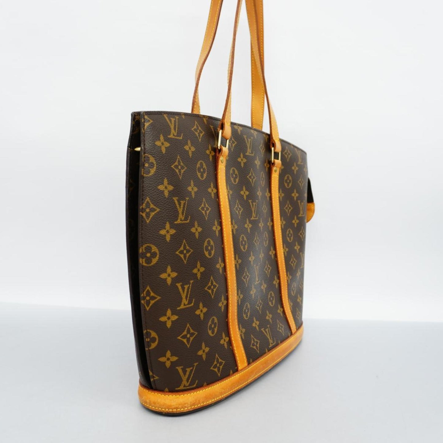 Louis Vuitton Babylone, Brown, Canvas, shoulder