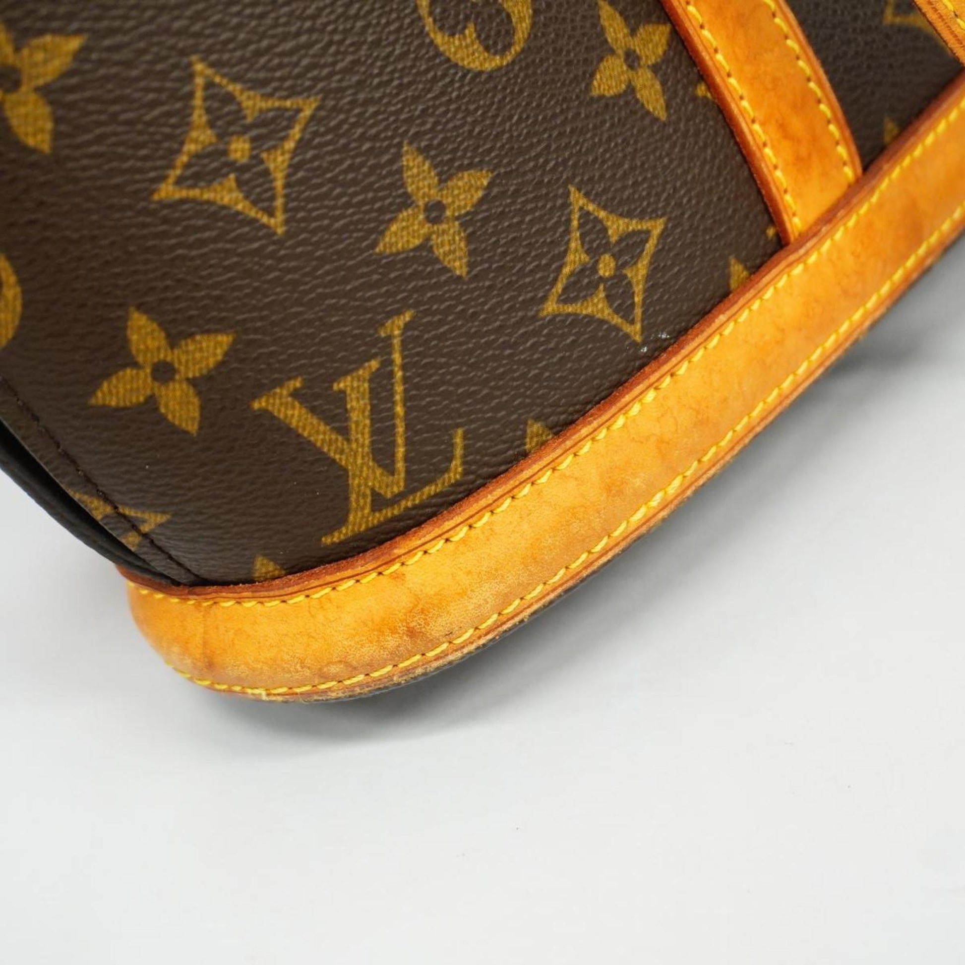 Louis Vuitton Babylone, Brown, Canvas, shoulder