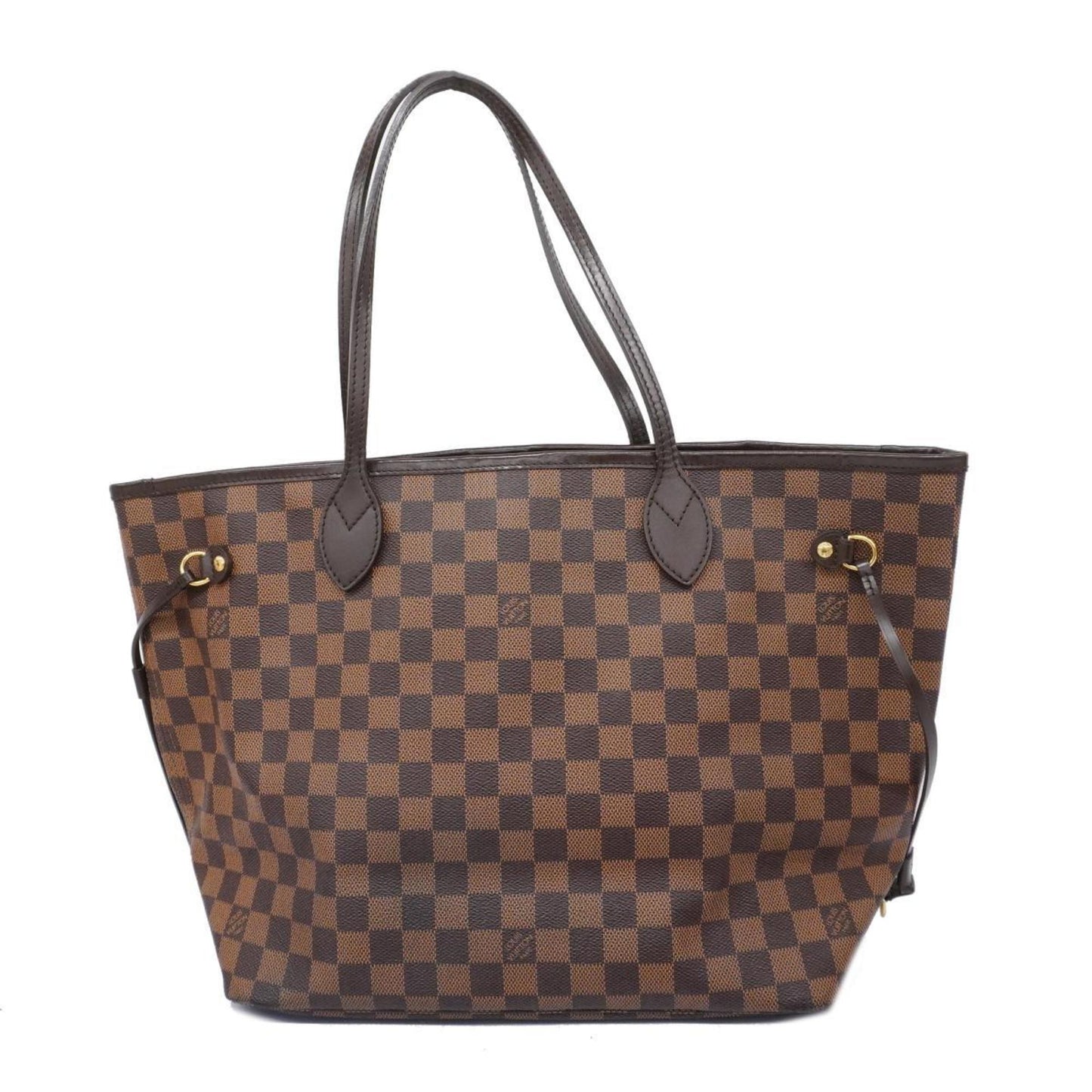 Louis Vuitton Neverfull MM, Brown, Canvas, tote