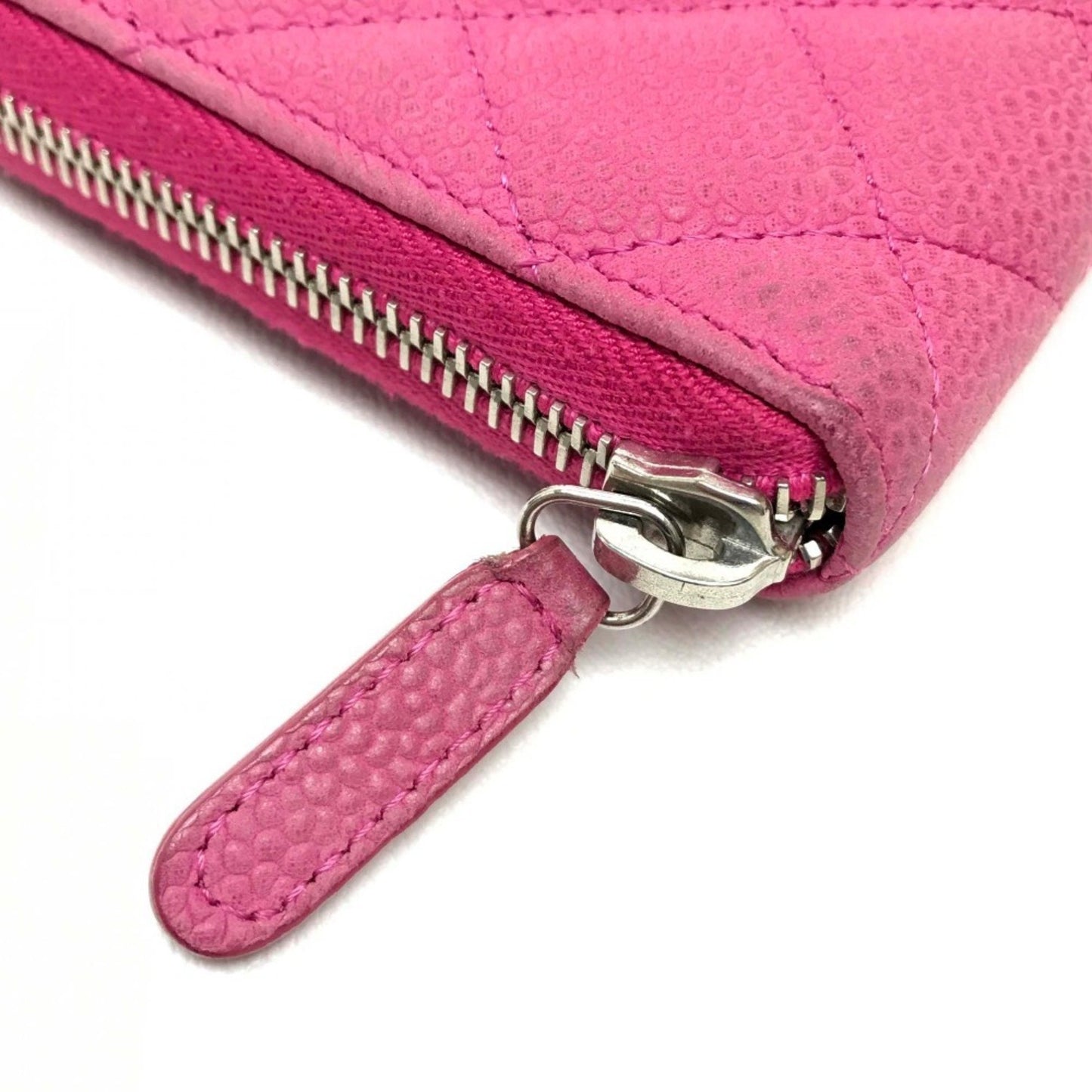 Chanel Coco Mark, Pink, Leather, wallet