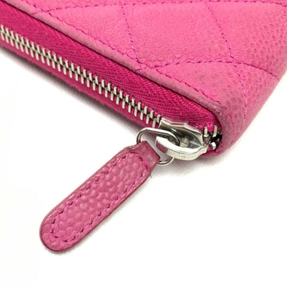 Chanel, Pink, Leather, wallet