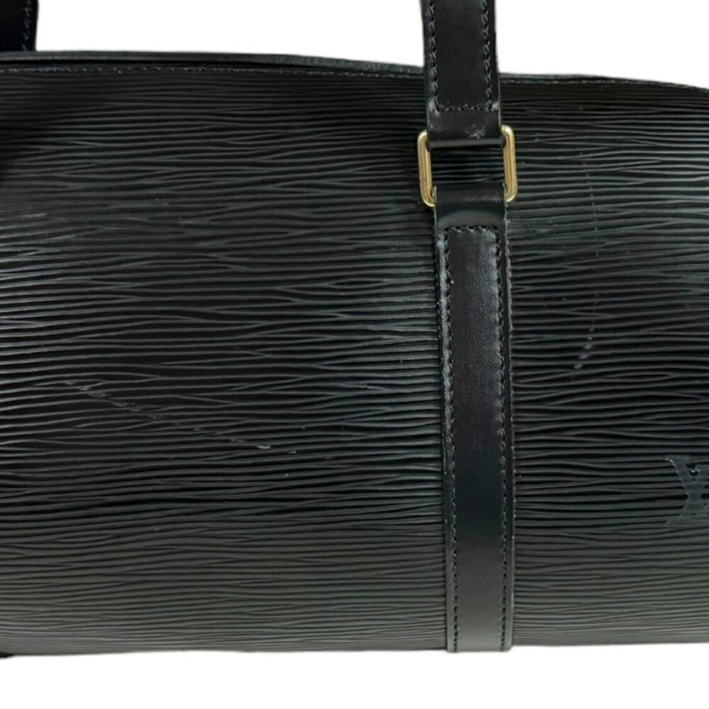 Louis Vuitton Papillon 30, Black, Leather, handbag