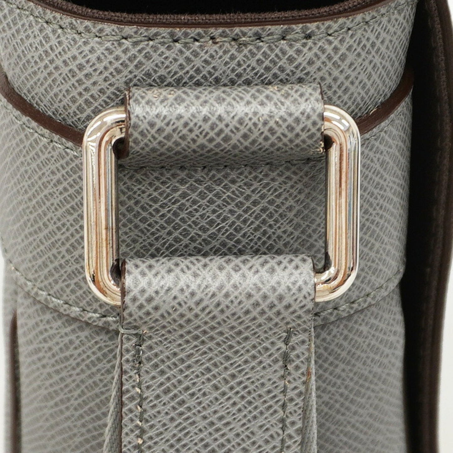 Louis Vuitton Roman, Grey, Leather, shoulder