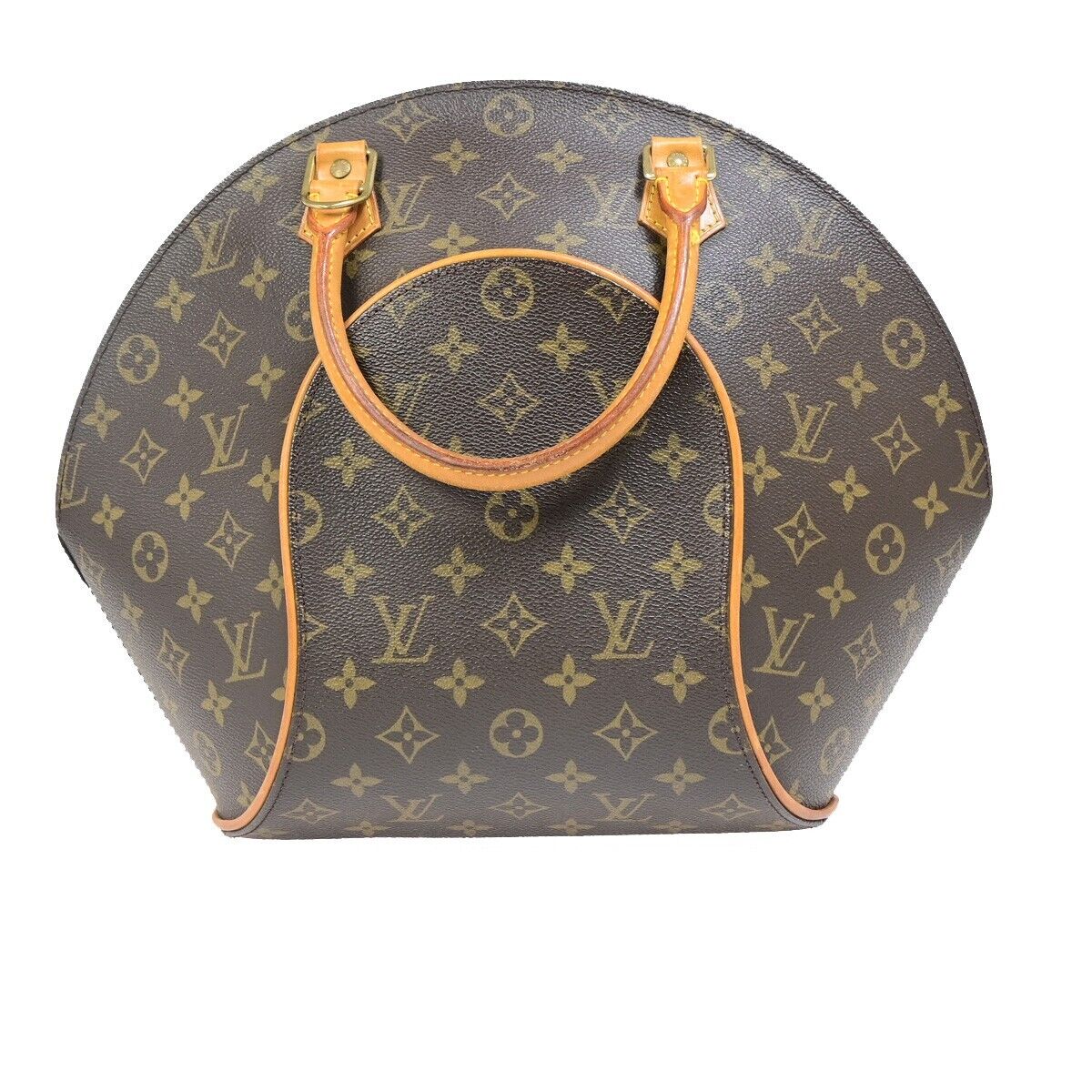 Louis Vuitton Ellipse, Brown, Canvas, handbag